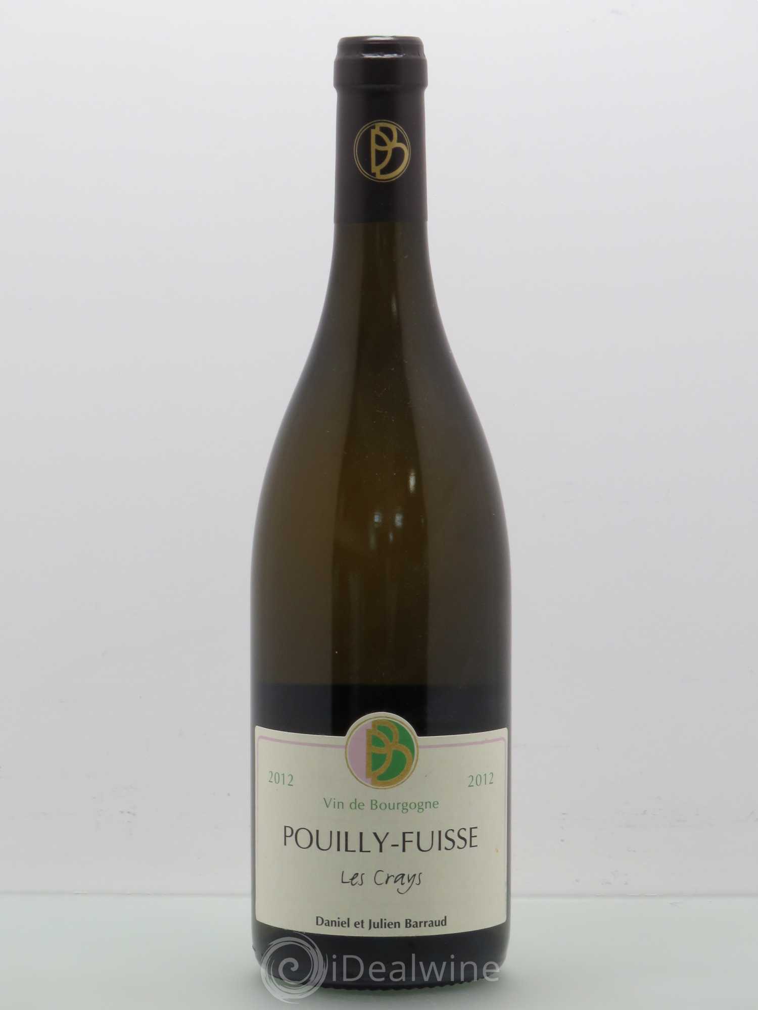 Pouilly-Fuissé Domaine Barraud Les Crays 2012 - Posten von 1 Flasche - 0