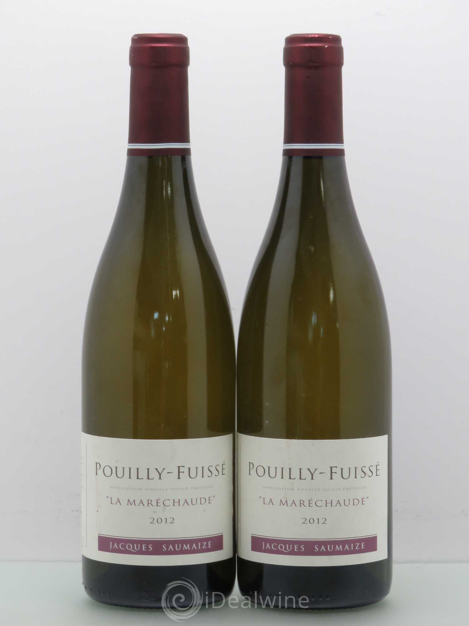 Pouilly-Fuissé Jacques et Nathalie Saumaize Marechaudes 2012 - Posten von 2 Flaschen - 0