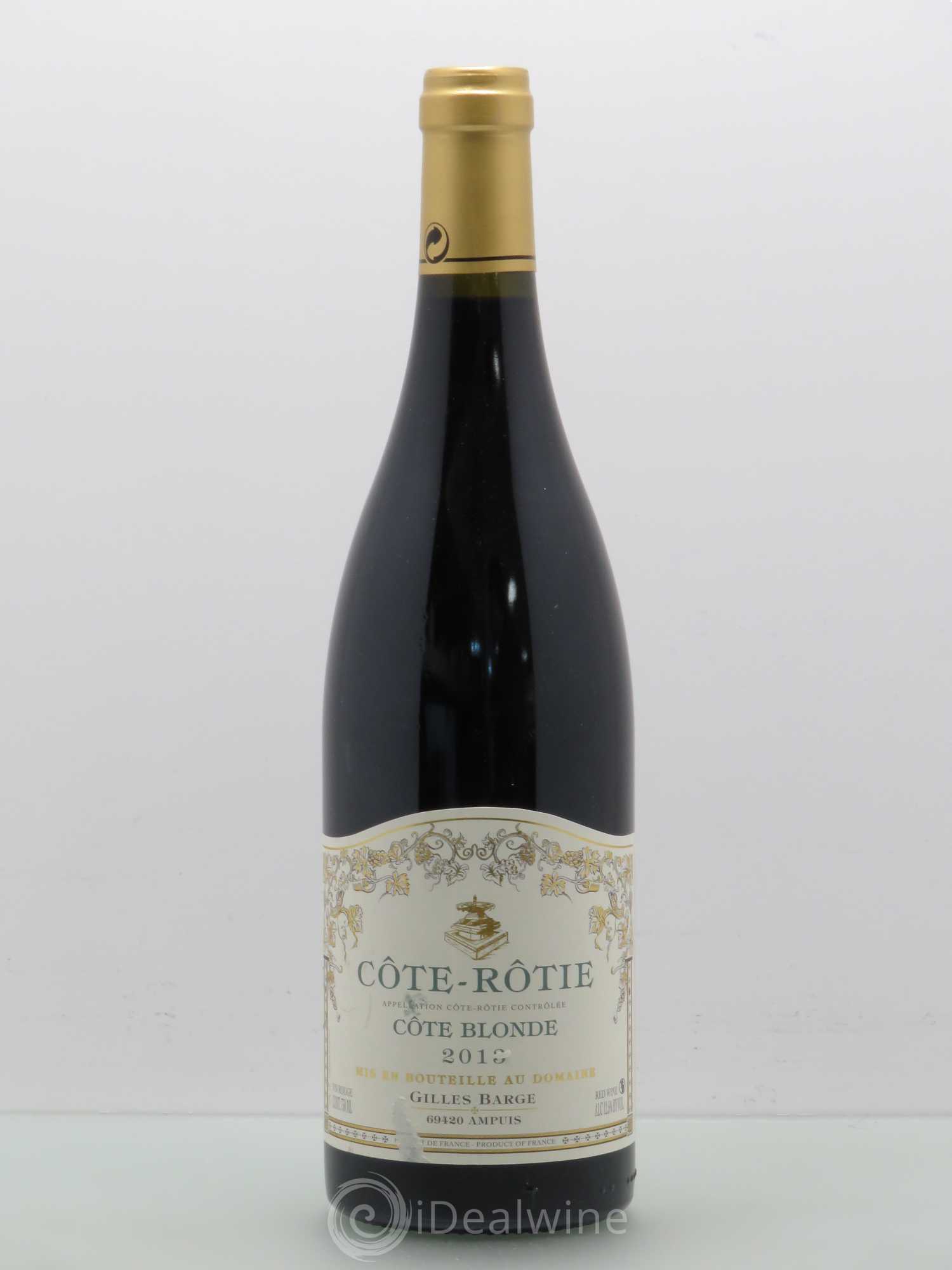Côte-Rôtie Domaine Barge Blonde 2013 - Posten von 1 Flasche - 0