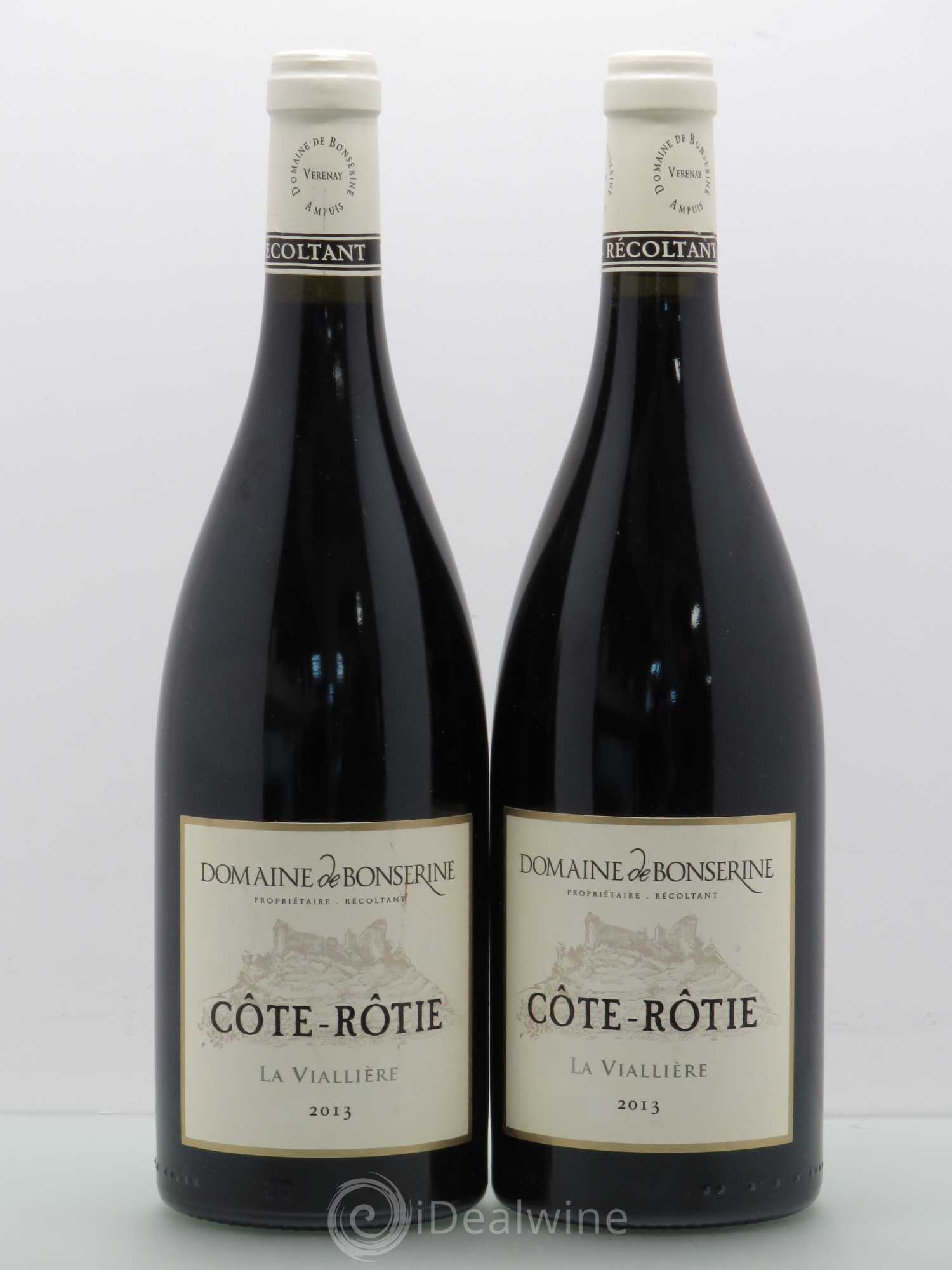 Côte-Rôtie La Viallière Bonserine (Domaine de) (sans prix de réserve) 2013 - Lot de 2 bouteilles - 0