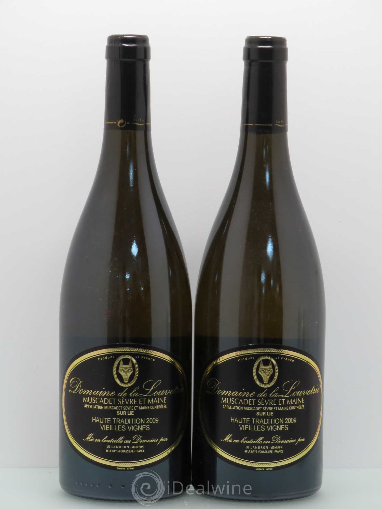Muscadet-Sèvre-et-Maine Haute Tradition Jo Landron Vieilles Vignes 2009 - Lot de 2 bouteilles - 0