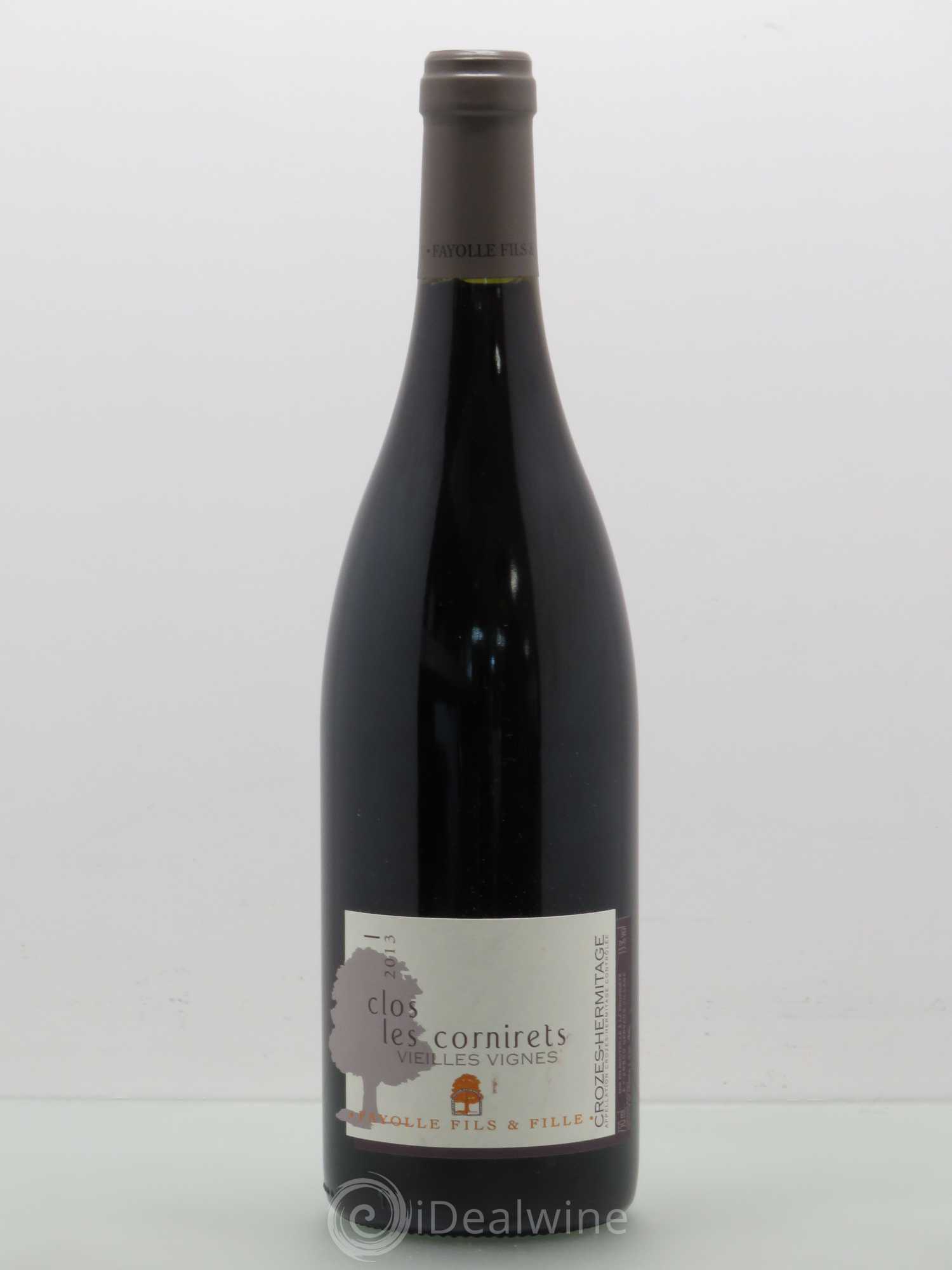 Crozes-Hermitage Domaine Fils Et Fille Fayolle Clos Des Cornirets. Vieilles vignes 2013 - Posten von 1 Flasche - 0