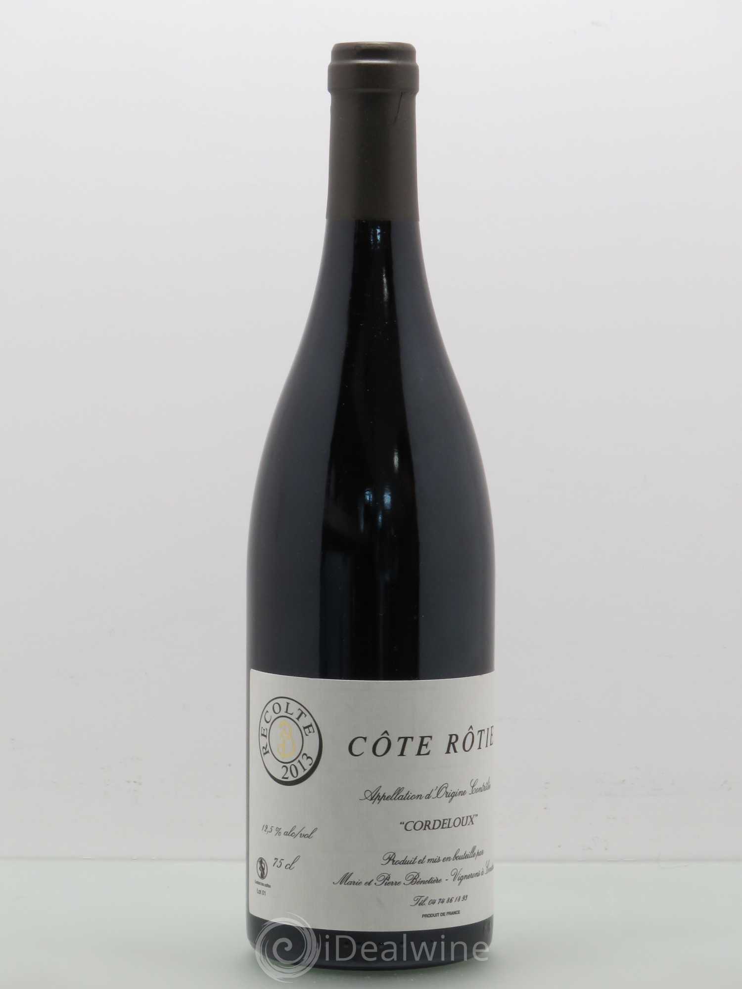 Côte-Rôtie Pierre Benetiere Cordeloux 2013 - Posten von 1 Flasche - 0