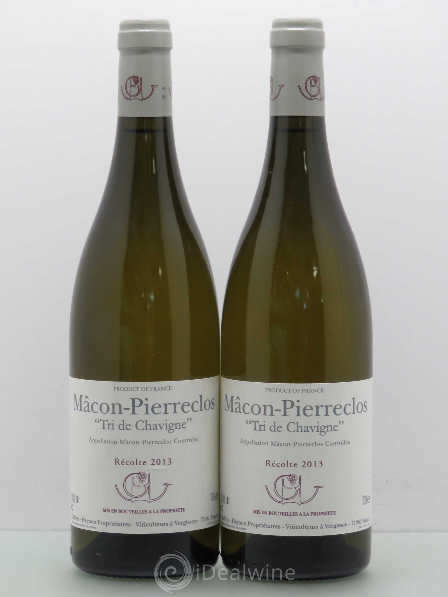 Mâcon-Pierreclos Tri de Chavigne Guffens-Heynen 2013 - Posten von 2 Flaschen - 0