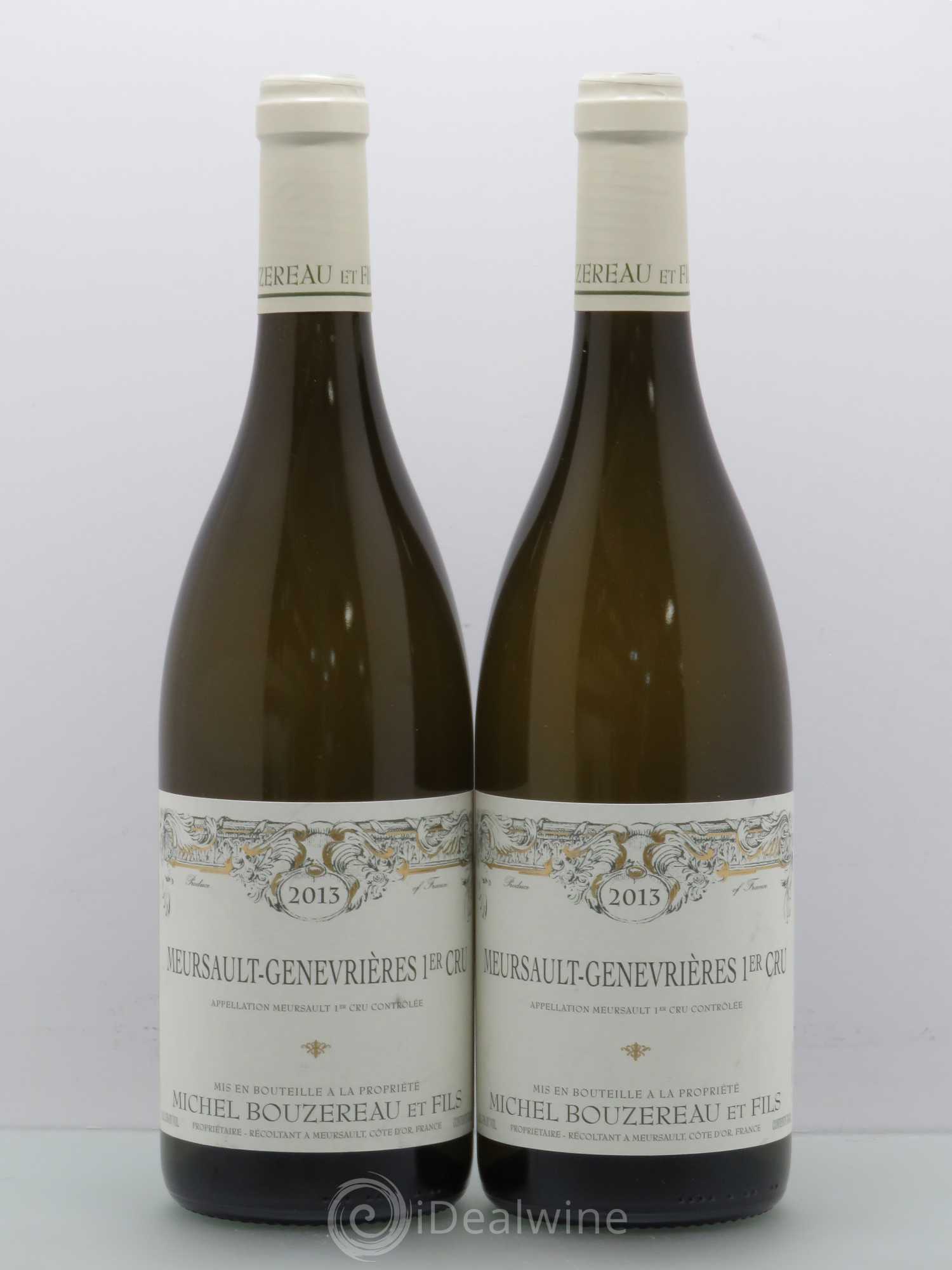 Meursault 1er Cru Les Genevrières Michel Bouzereau et Fils (Domaine) 2013 - Lot de 2 bouteilles - 0