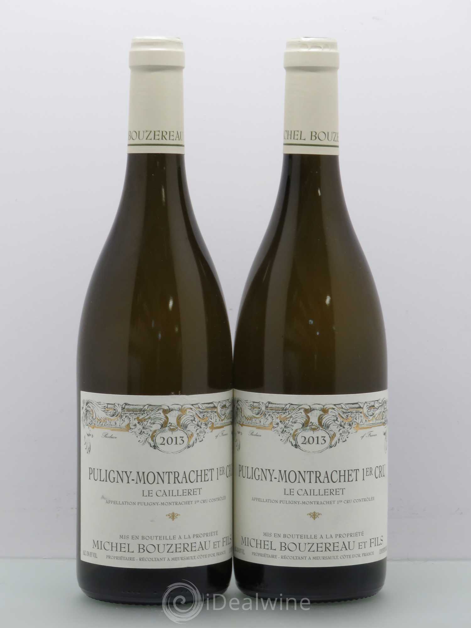 Puligny-Montrachet 1er Cru Le Cailleret Michel Bouzereau et Fils (Domaine) 2013 - Lot de 2 bouteilles - 0