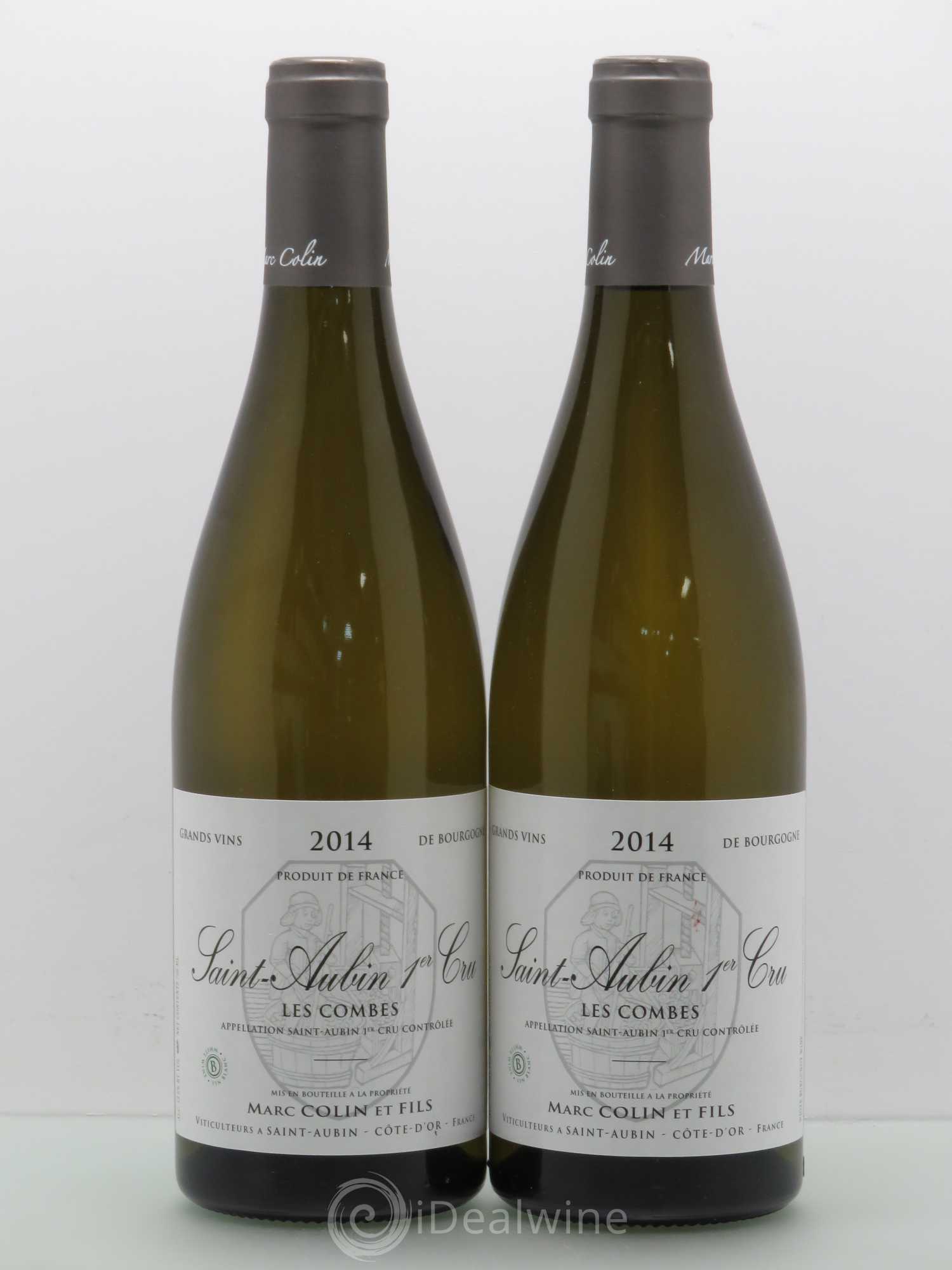 Saint-Aubin 1er Cru Marc Colin Combes 2014 - Lot de 2 bouteilles - 0