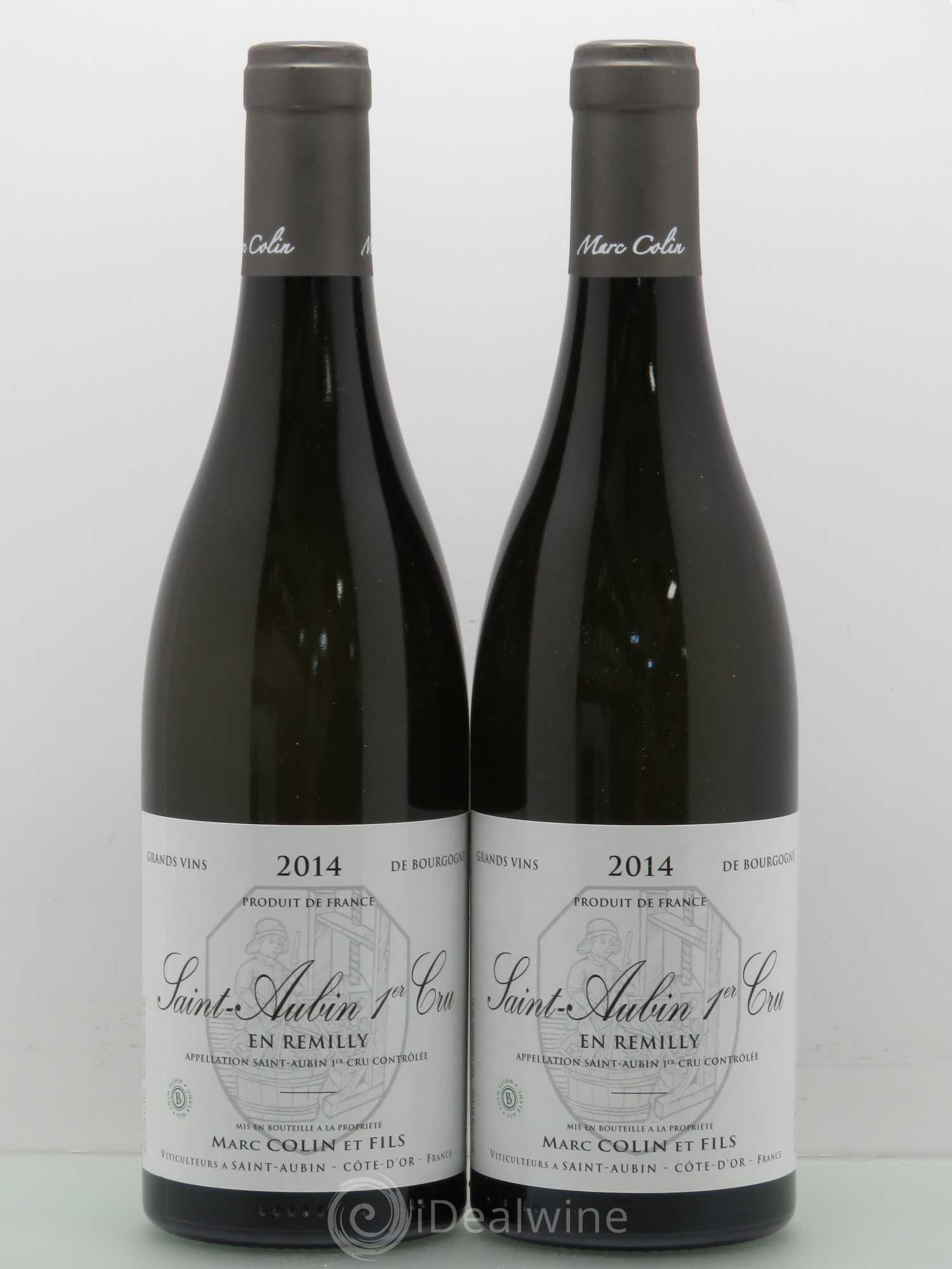 Saint-Aubin 1er Cru En Rémilly Marc Colin & Fils 2014 - Lot de 2 bouteilles - 0