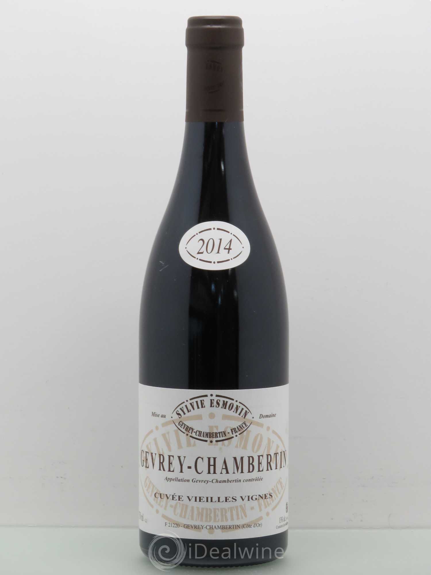 Gevrey-Chambertin Vieilles Vignes Sylvie Esmonin 2014 - Lot de 1 bouteille - 0