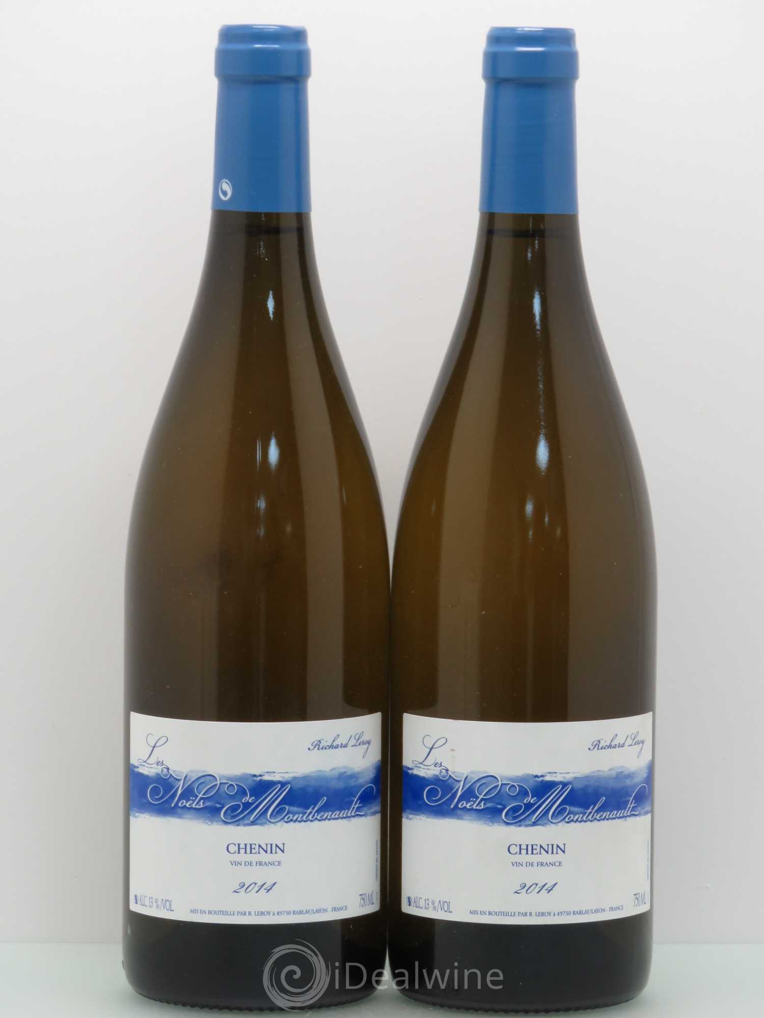 Vin de France Les Noëls de Montbenault Richard Leroy 2014 - Lot de 2 bouteilles - 0