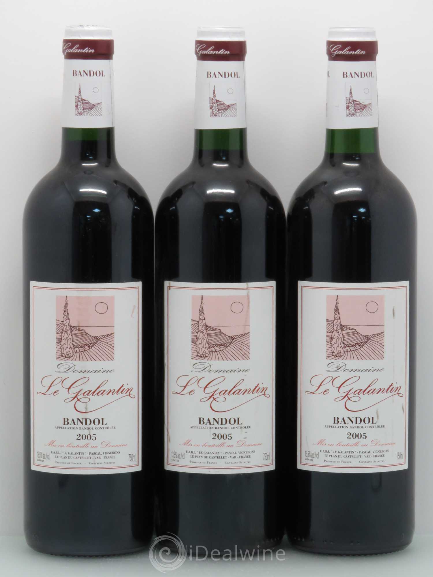 Bandol Domaine Le Galantin 2005 - Posten von 3 Flaschen - 0
