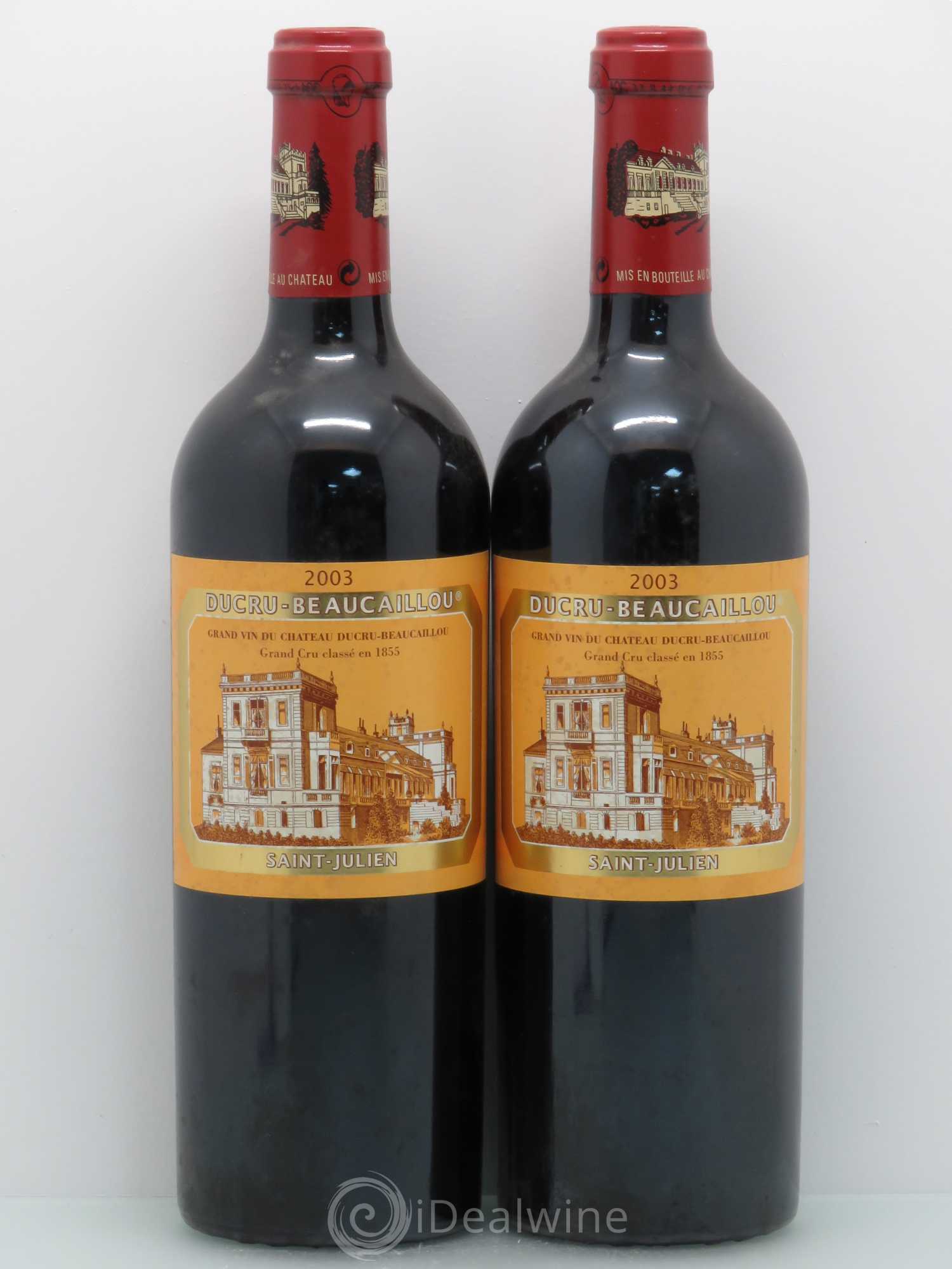 Château Ducru Beaucaillou 2ème Grand Cru Classé 2003 - Lot de 2 bouteilles - 0