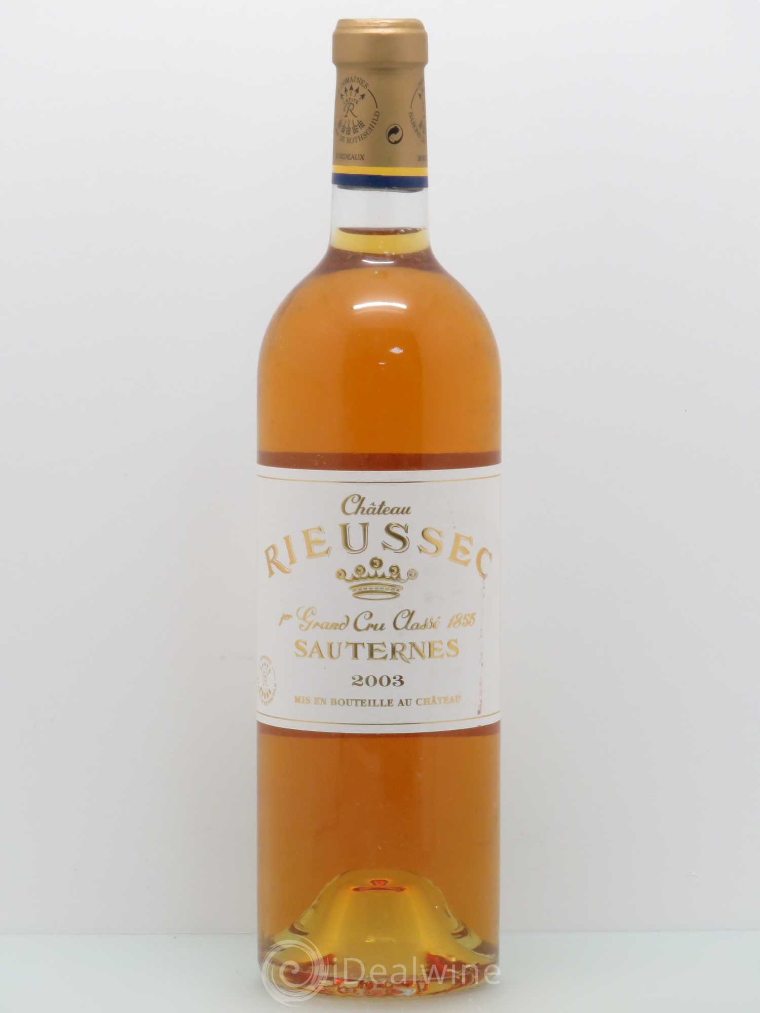 Château Rieussec 1er Grand Cru Classé 2003 - Posten von 1 Flasche - 0