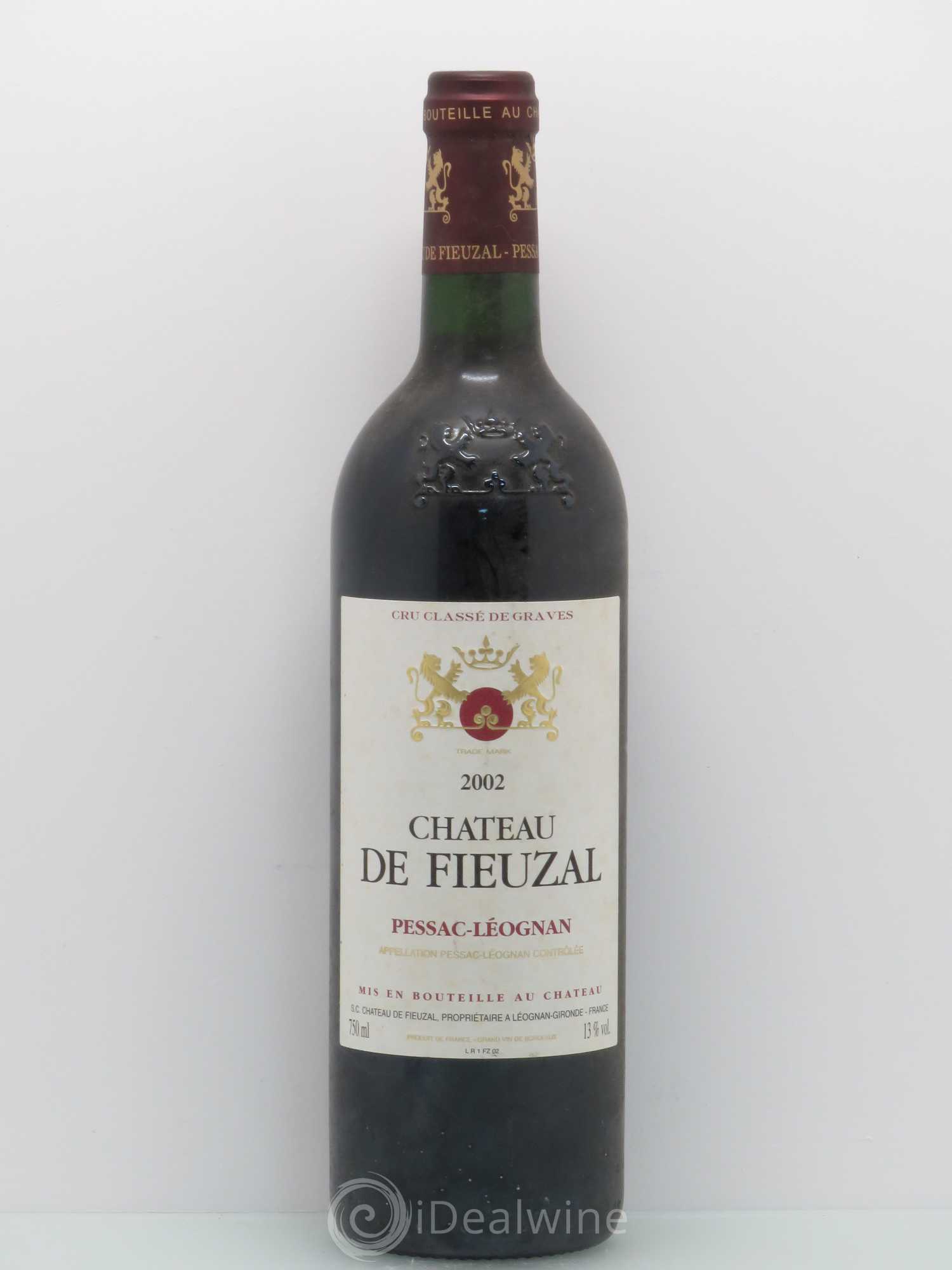 Château de Fieuzal Cru Classé de Graves 2002 - Lot de 1 bouteille - 0