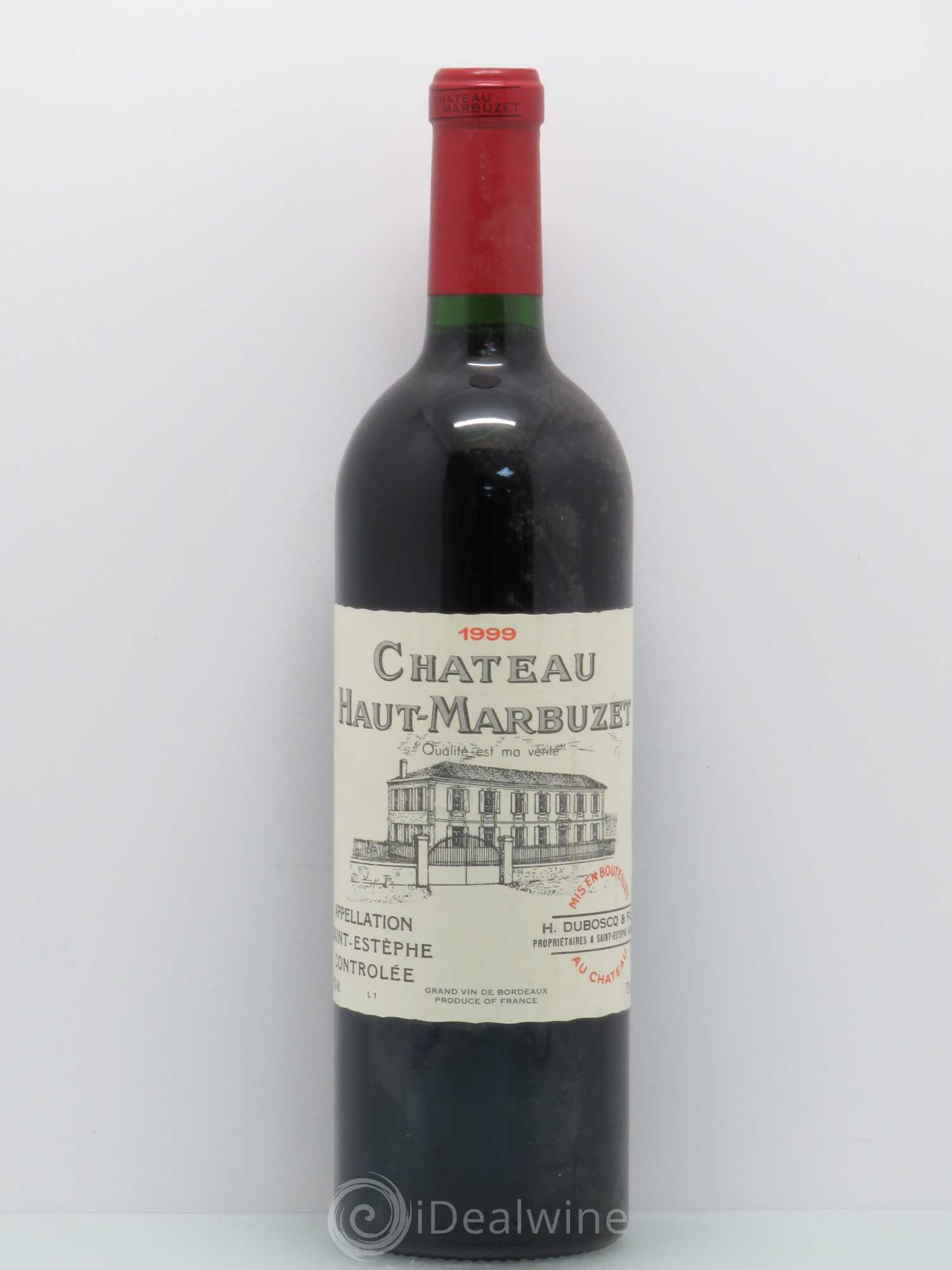 Château Haut Marbuzet 1999 - Lot de 1 bouteille - 0