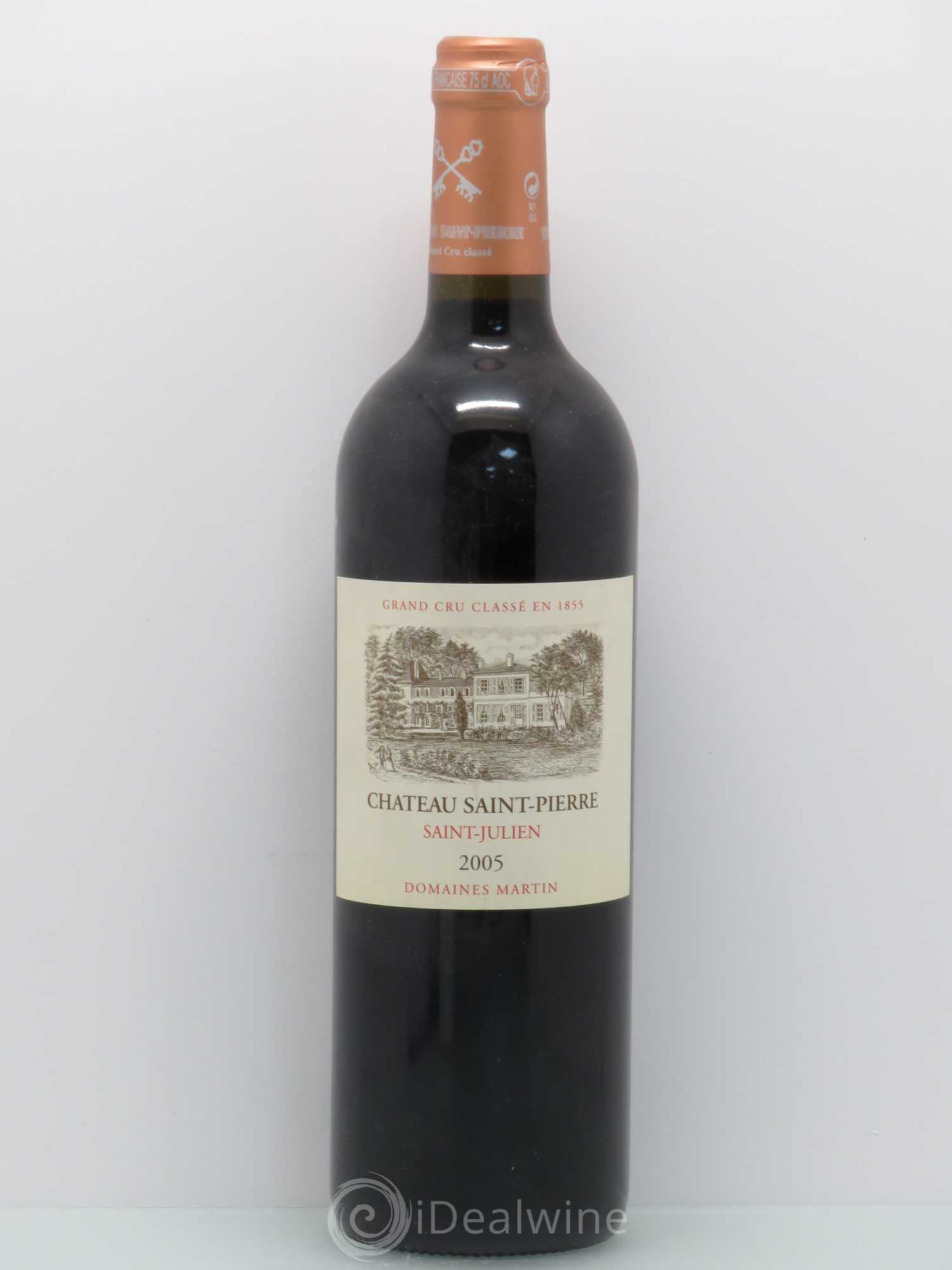 Château Saint-Pierre 4ème Grand Cru Classé 2005 - Lot de 1 bouteille - 0