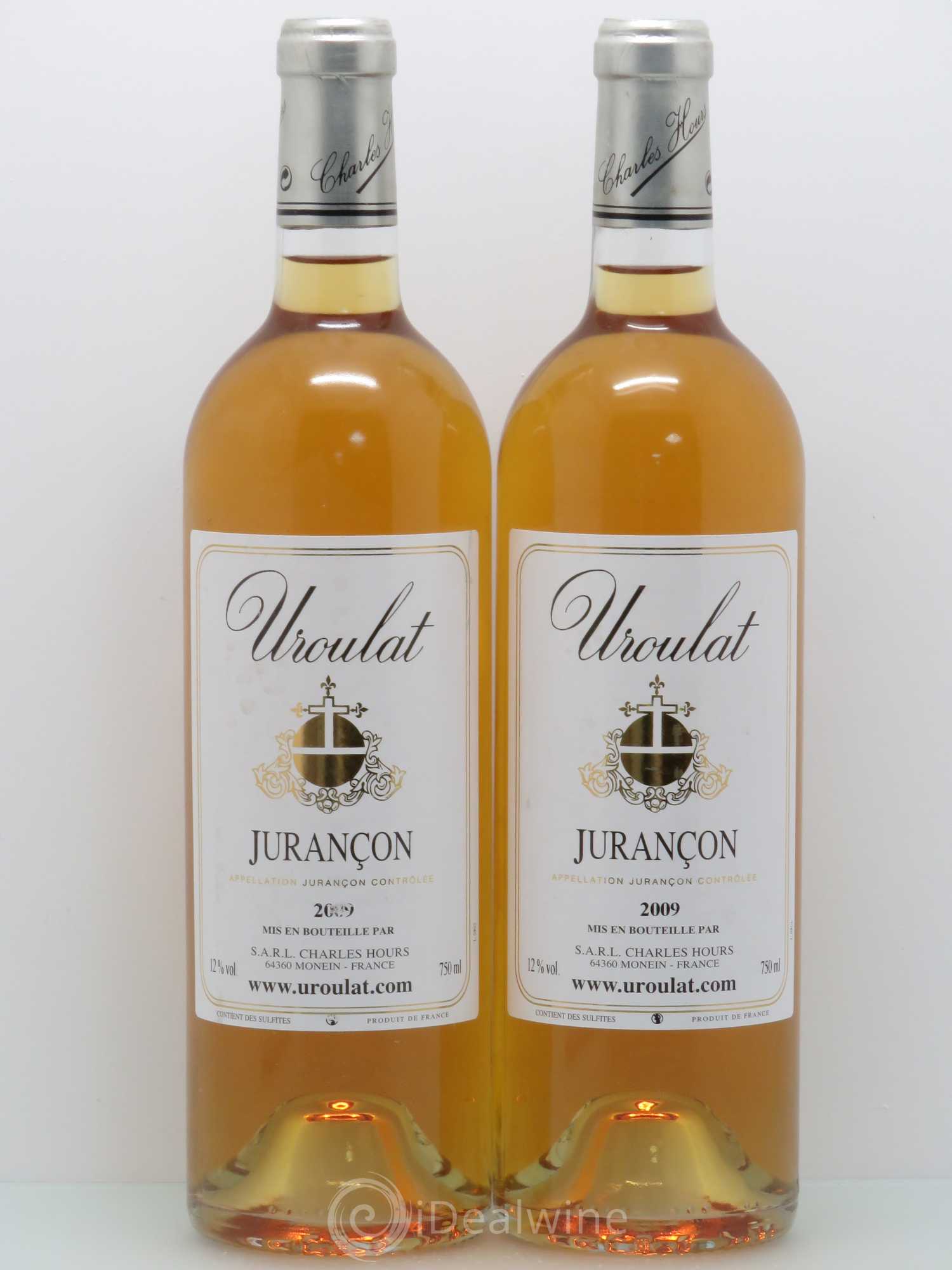Jurançon Uroulat Charles Hours 2009 - Lotto di 2 bottiglie - 0