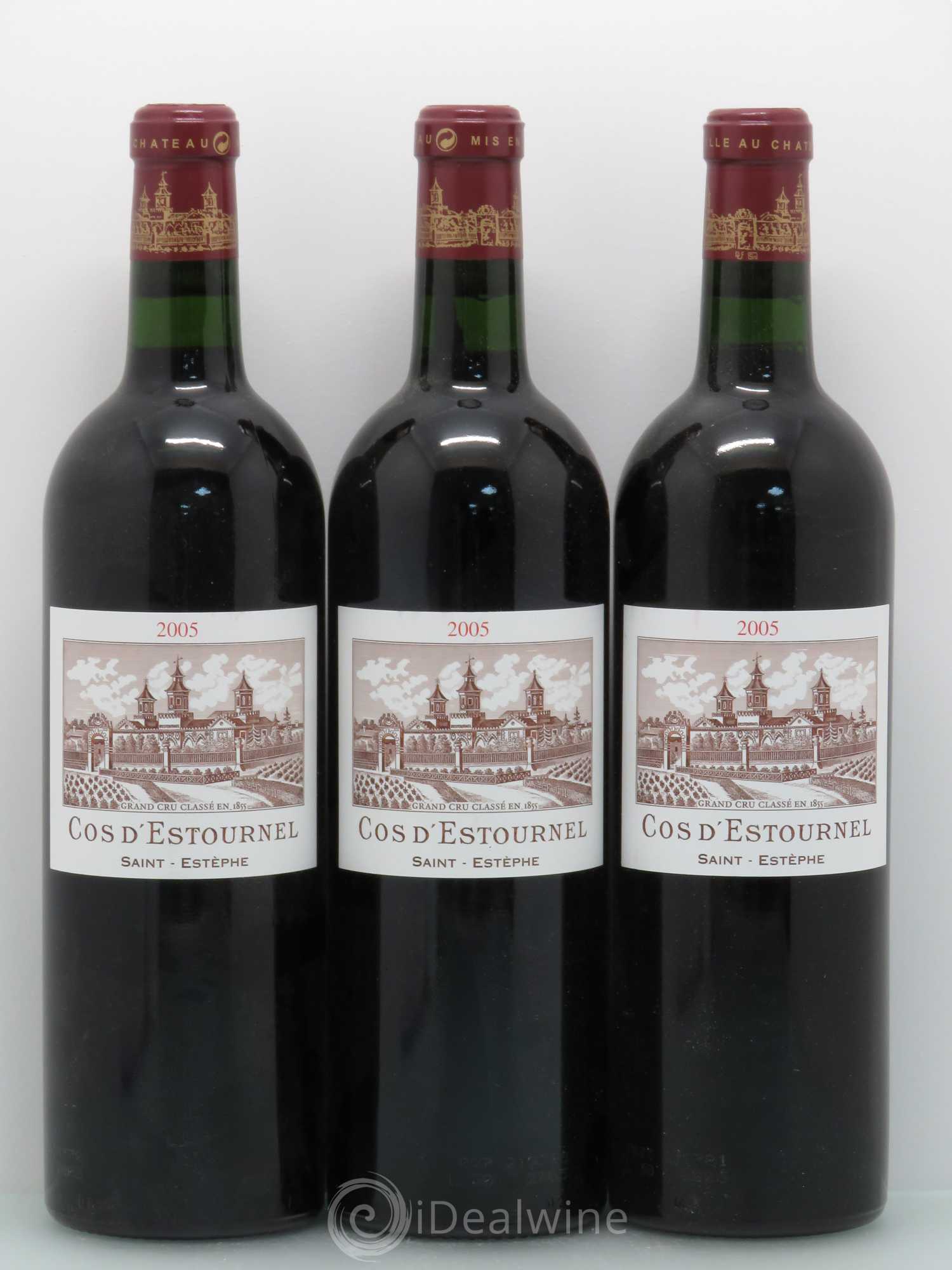 Cos d'Estournel 2ème Grand Cru Classé 2005 - Lot de 3 bouteilles - 0