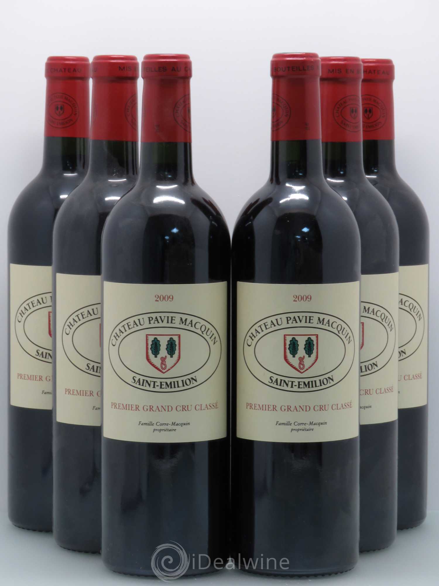 Château Pavie Macquin 1er Grand Cru Classé B 2009 - Lot de 6 bouteilles - 0