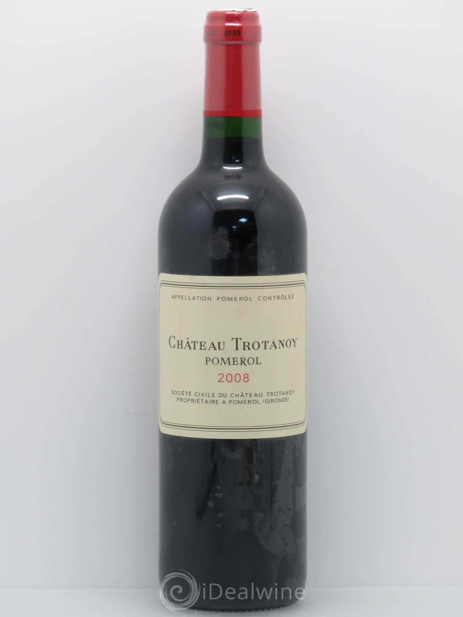 Château Trotanoy 2008 - Lot de 1 bouteille - 0