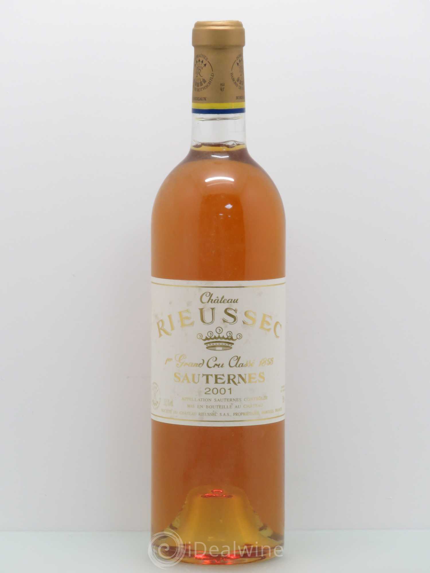 Château Rieussec 1er Grand Cru Classé 2001 - Posten von 1 Flasche - 0