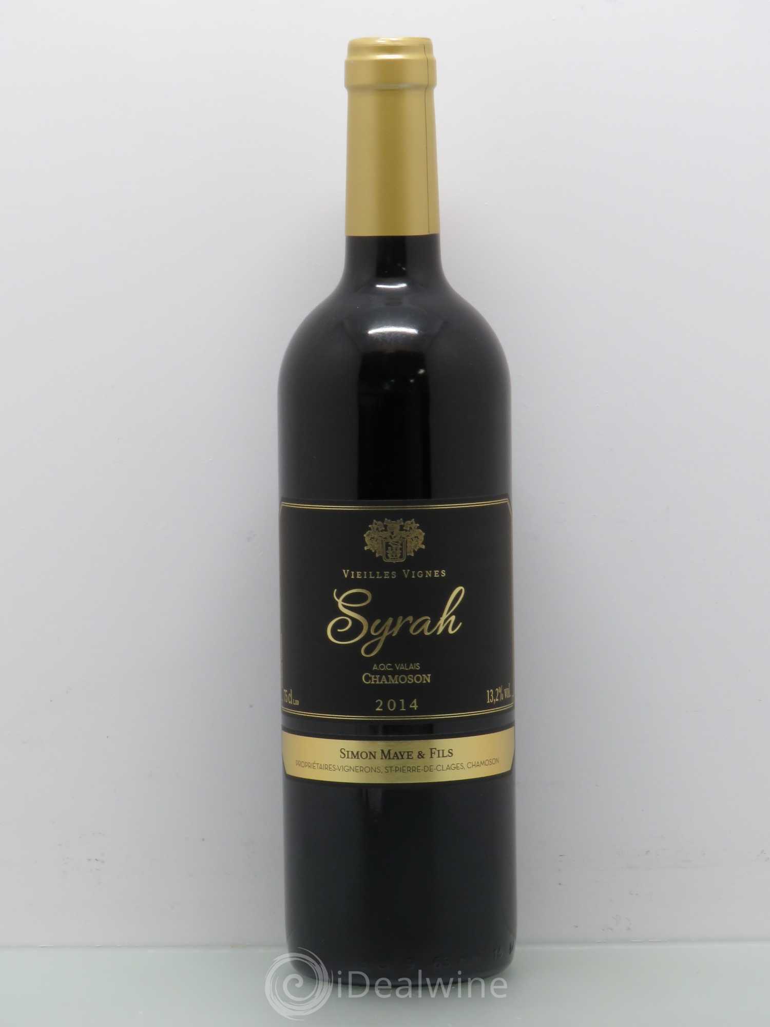 Vins Etrangers Simon Maye Syrah Vieilles Vignes Chamoson (Suisse) 2014 - Lotto di 1 bottiglia - 0