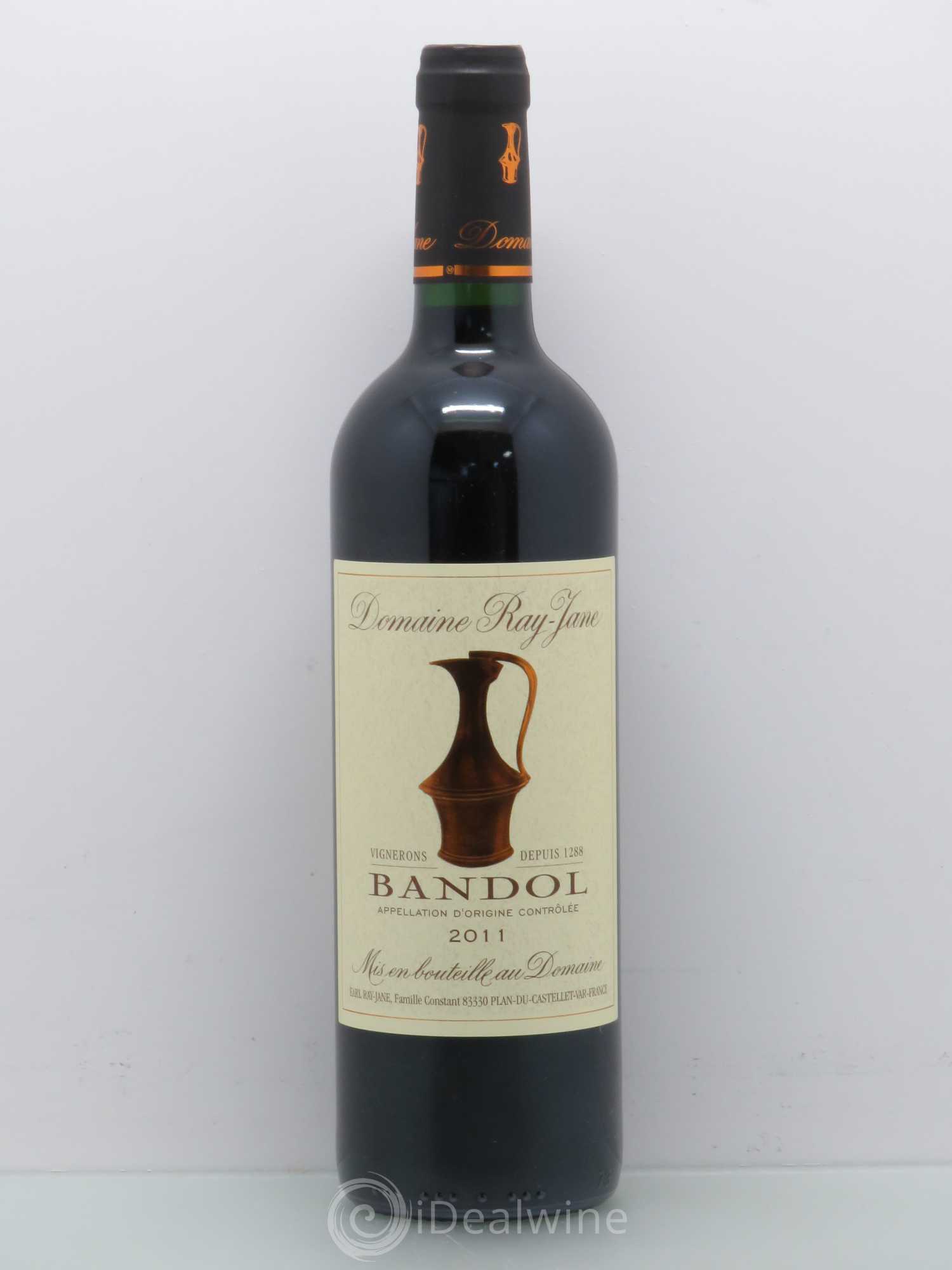 Bandol Domaine Ray Jane 2011 - Lot de 1 bouteille - 0