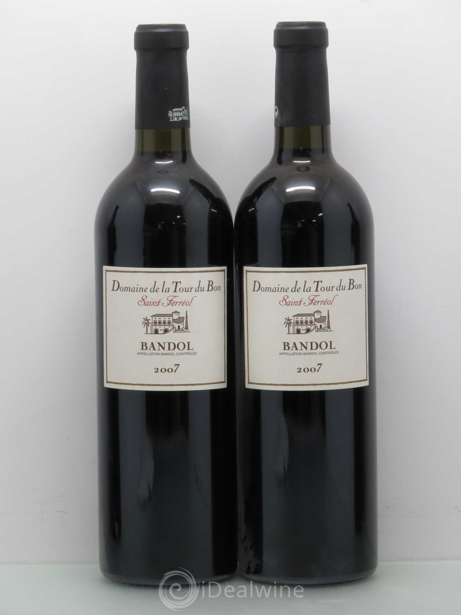 Bandol La Tour du Bon Saint Ferréol Agnès Henry 2007 - Lot de 4 bouteilles - 1