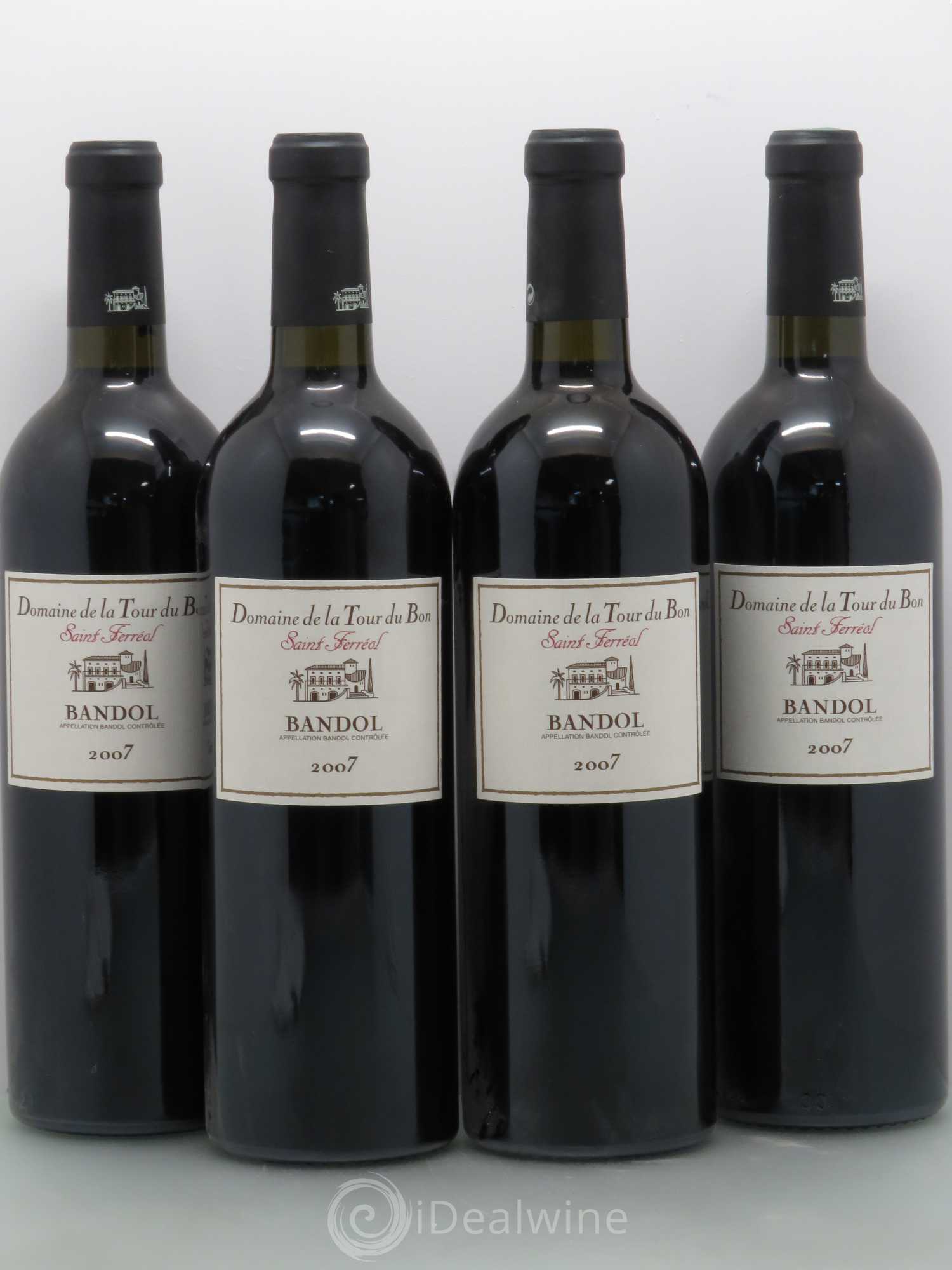 Bandol La Tour du Bon Saint Ferréol Agnès Henry 2007 - Lot de 4 bouteilles - 0