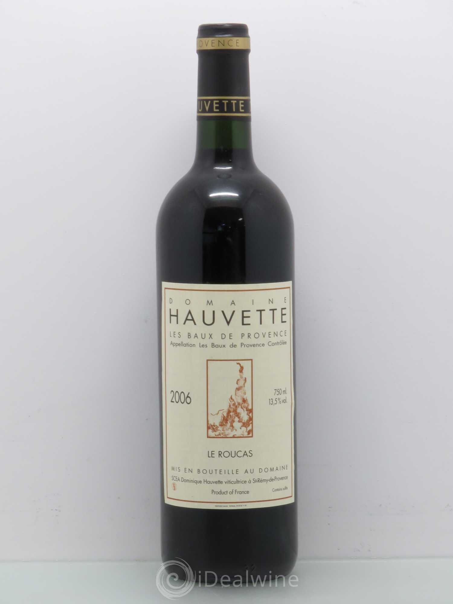 Baux de Provence Hauvette (Domaine) Roucas 2006 - Lot de 1 bouteille - 0