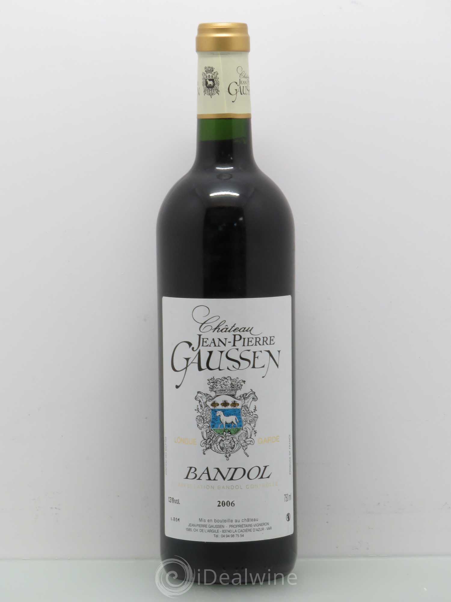 Bandol Jean Pierre Gaussen Lg 2006 - Posten von 1 Flasche - 0