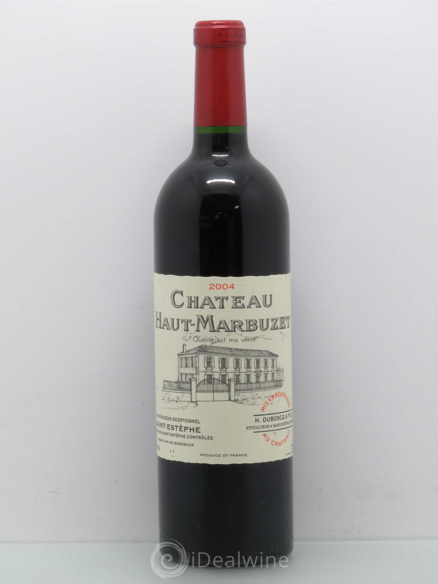 Château Haut Marbuzet 2004 - Lot de 1 bouteille - 0