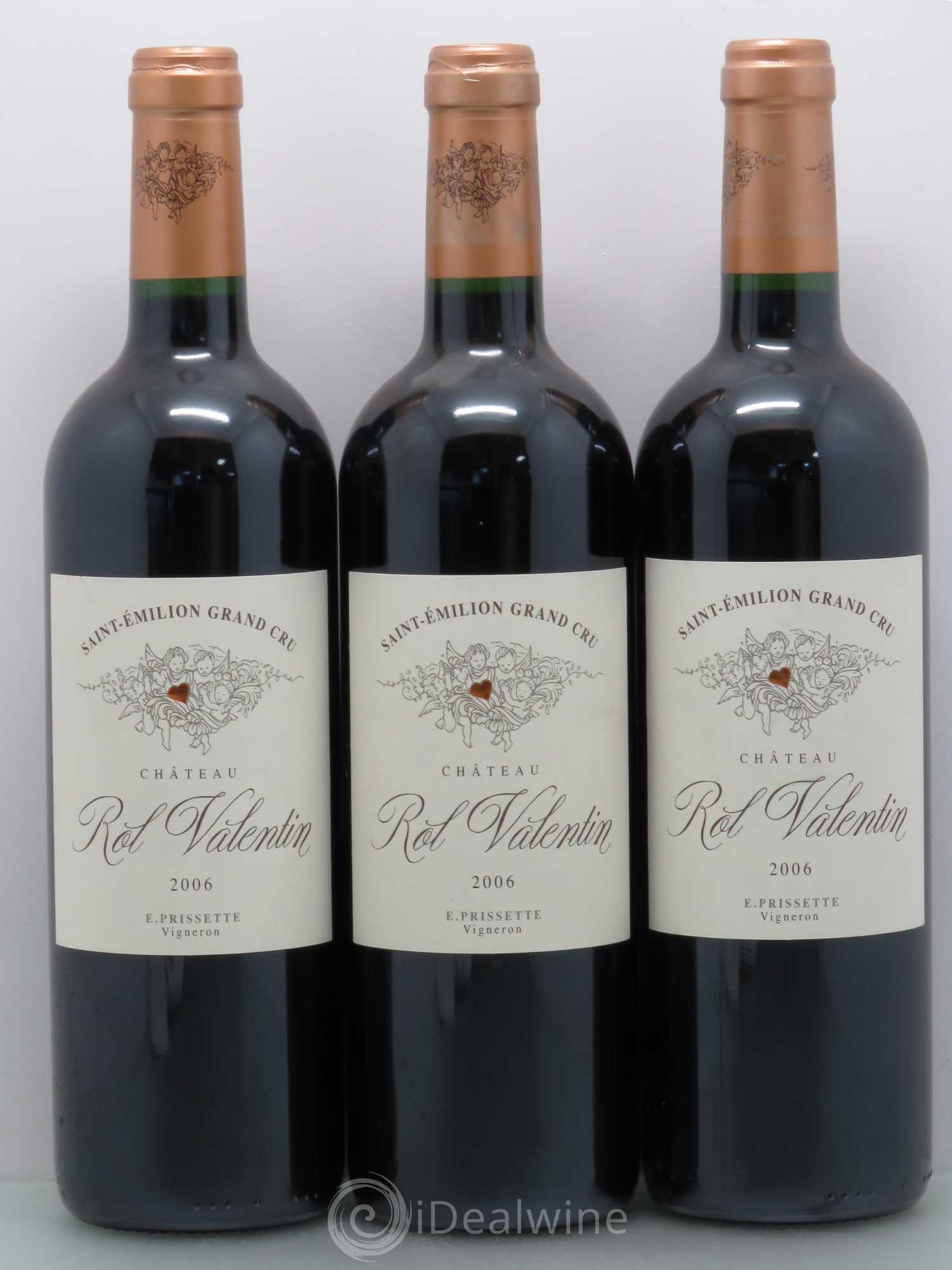 Château Rol Valentin Grand Cru Classé 2006 - Posten von 3 Flaschen - 0