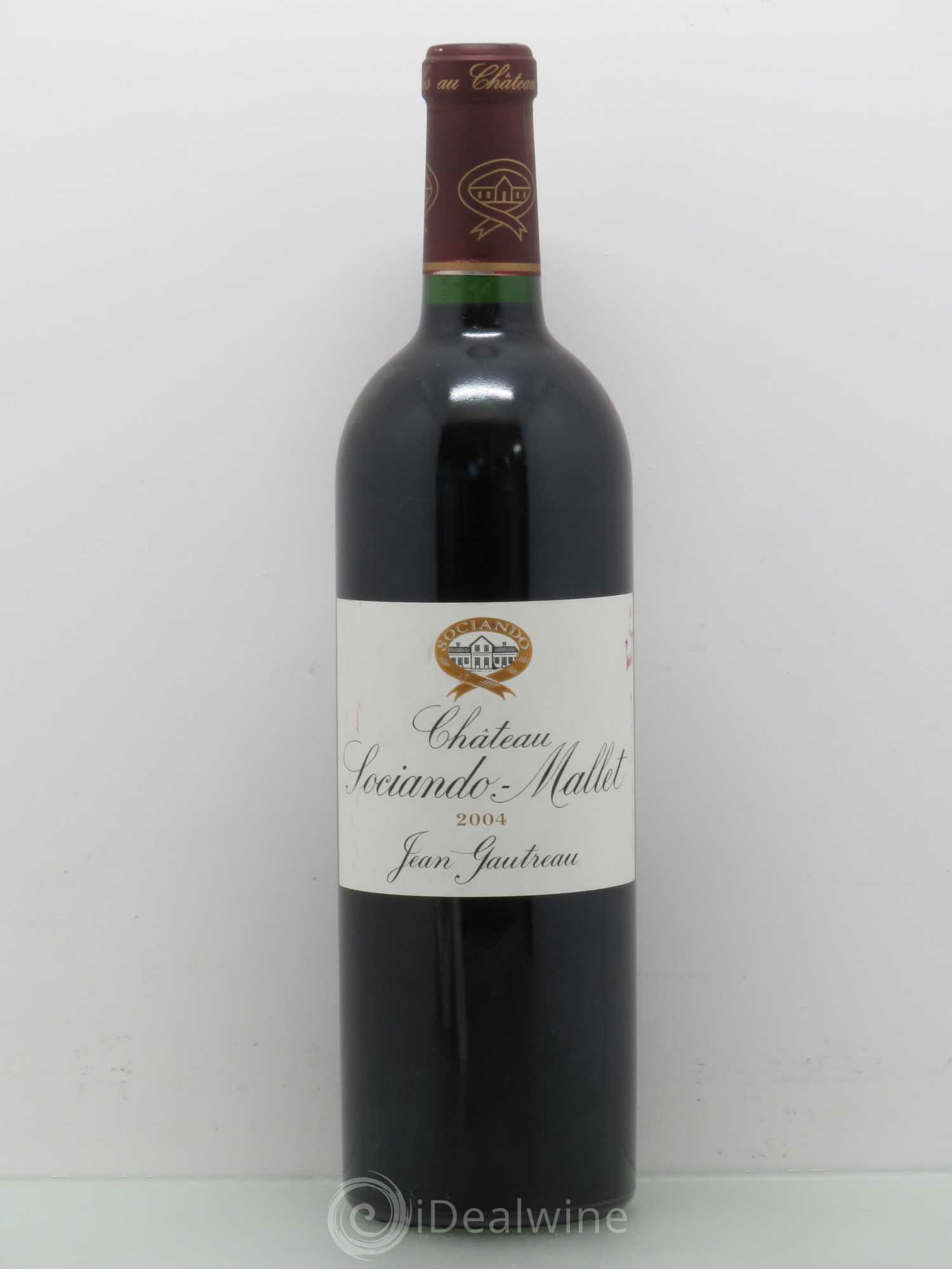Château Sociando Mallet 2004 - Lot de 1 bouteille - 0