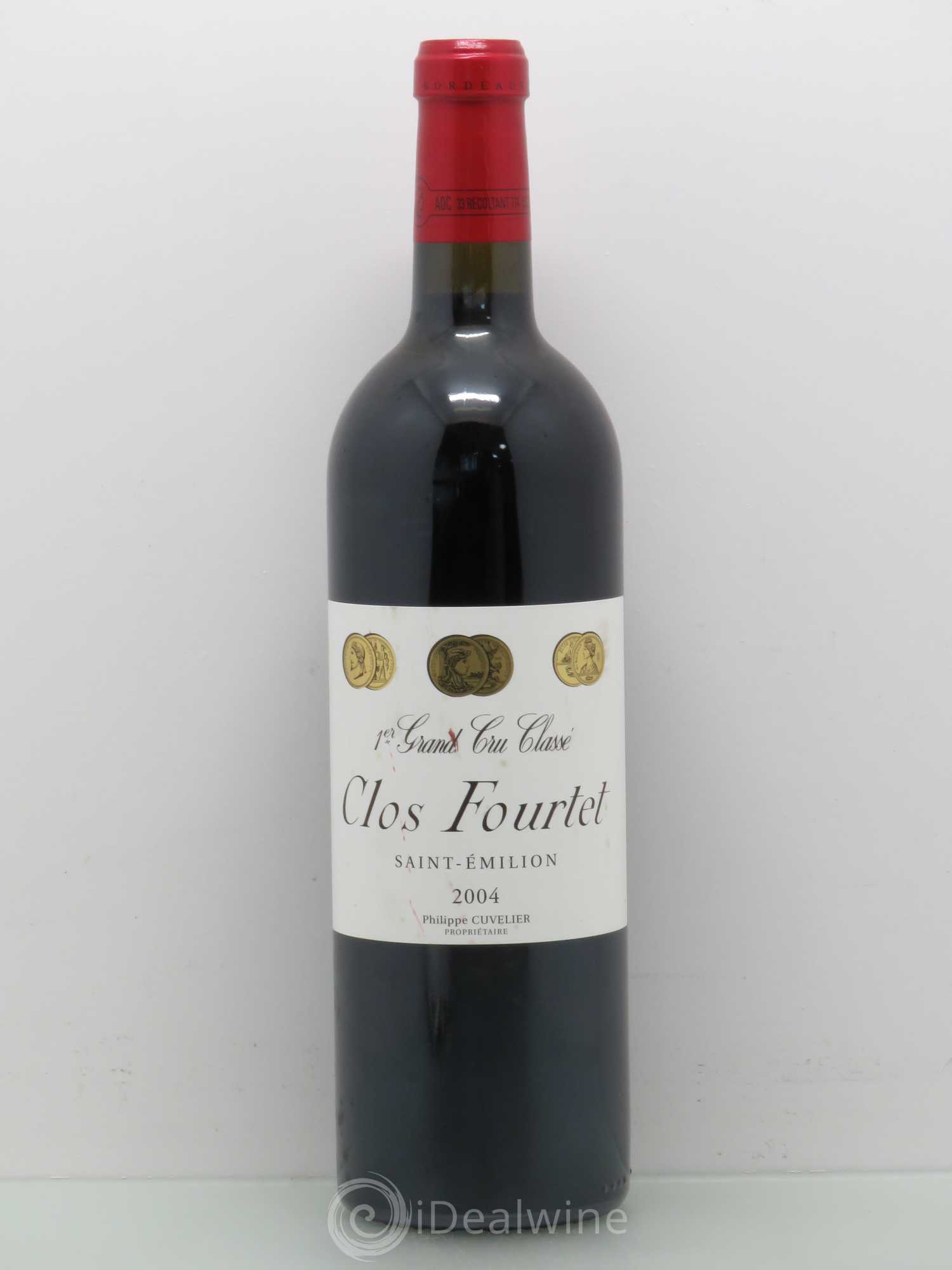 Clos Fourtet 1er Grand Cru Classé B 2004 - Lot de 1 bouteille - 0