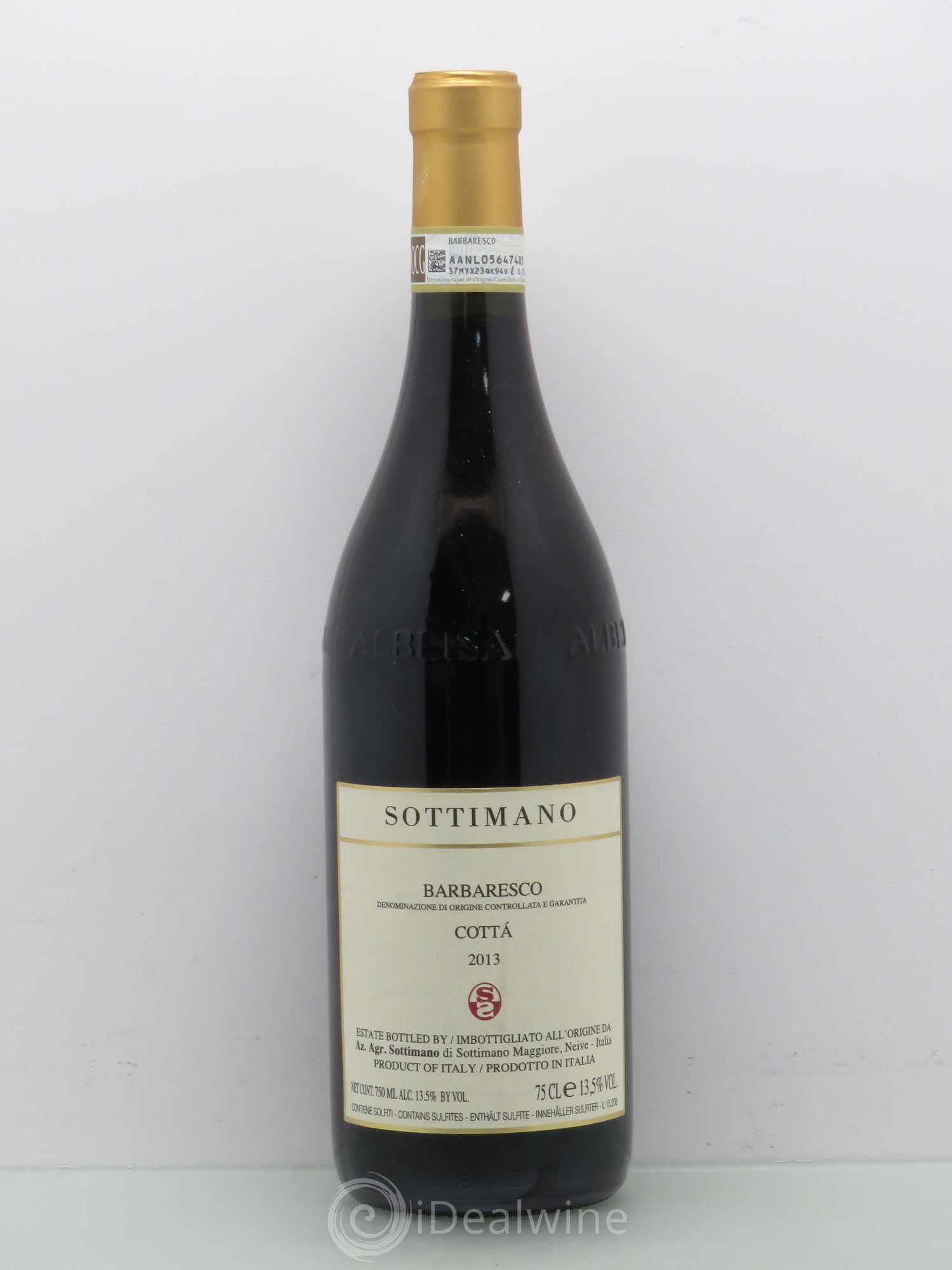 Barbaresco DOCG Cottà Sottimano 2013 - Lot de 1 bouteille - 0