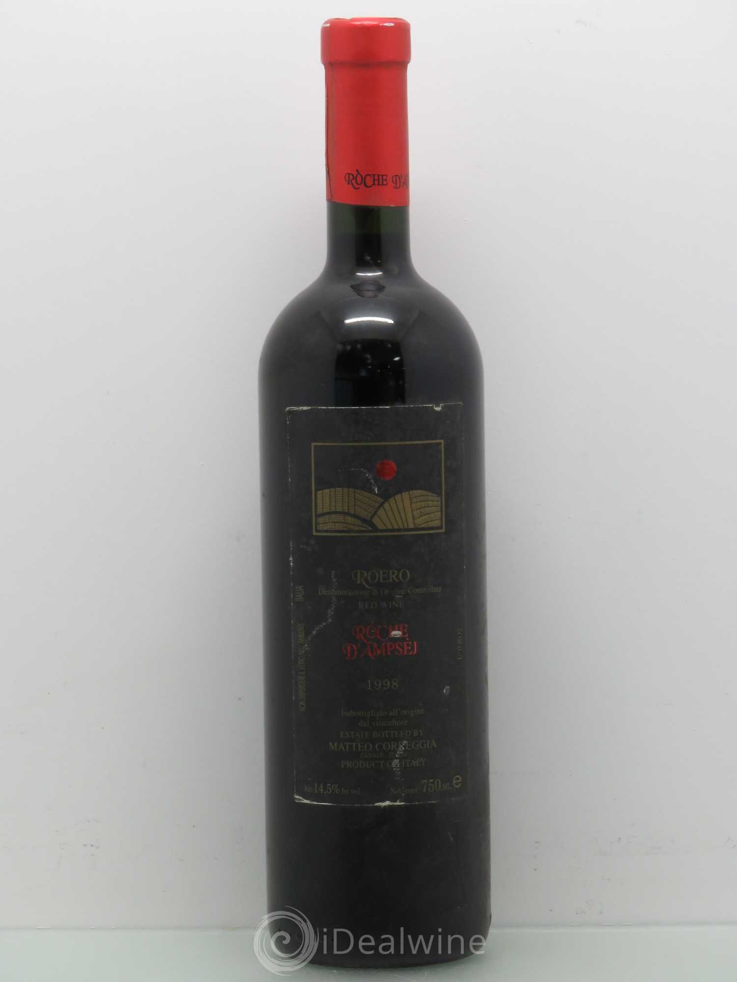 Italie Roche d'Ampesi Roerio (sans prix de réserve) 1998 - Posten von 1 Flasche - 0