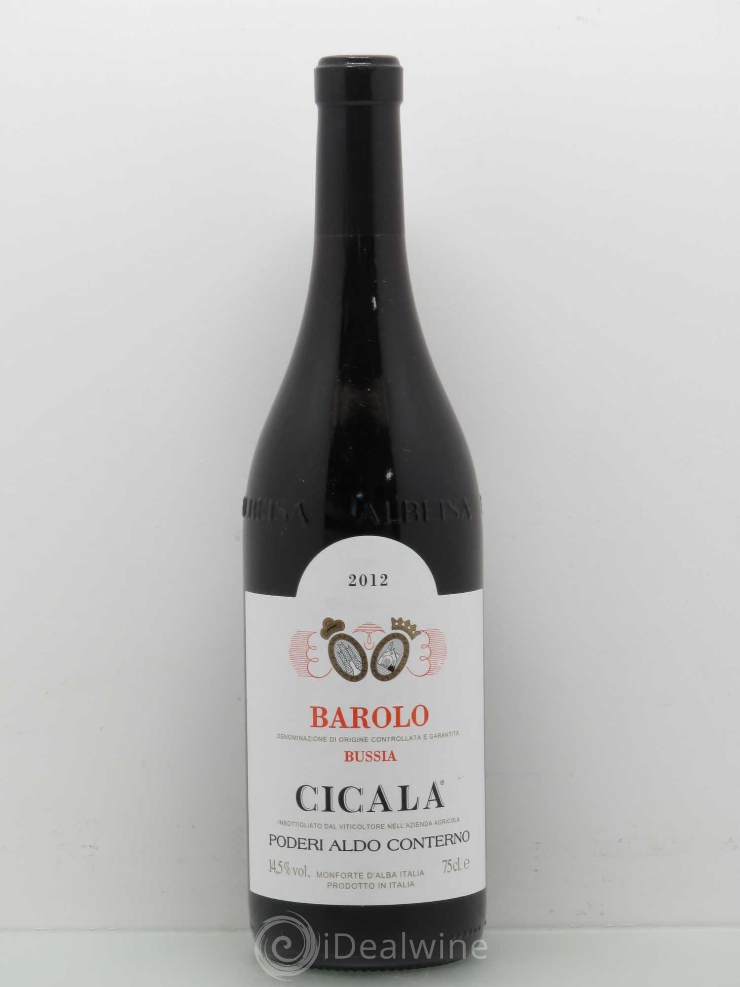 Barolo DOCG Bussia Cicala Aldo Conterno Bussia 2012 - Lot de 1 bouteille - 0