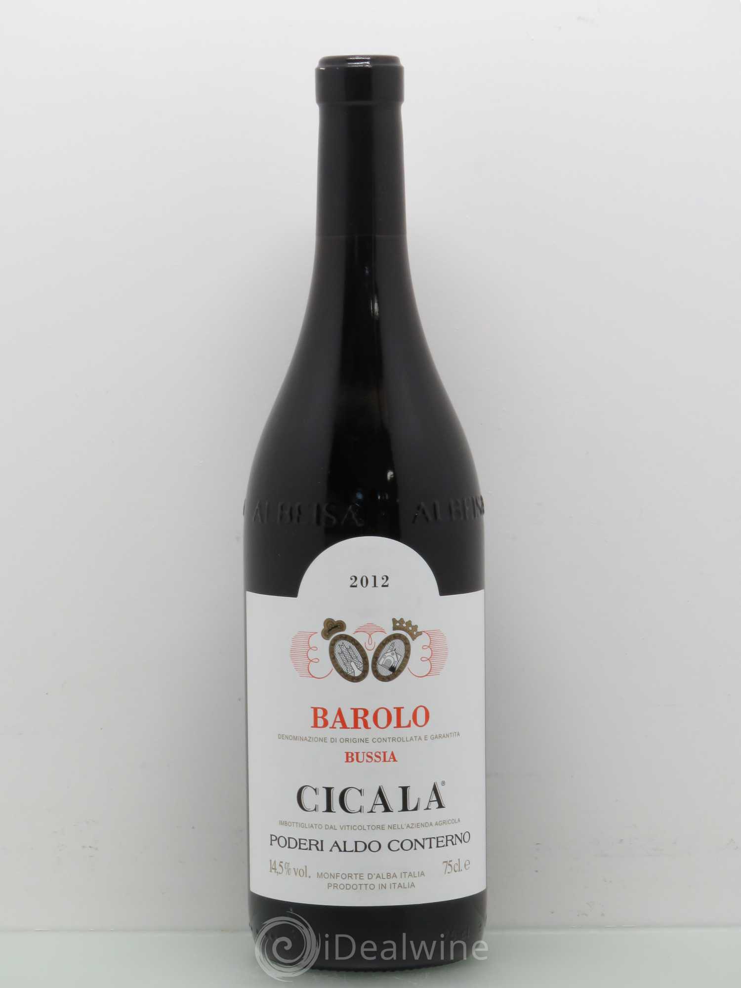 Barolo DOCG Bussia Cicala Aldo Conterno Bussia 2012 - Lot de 1 bouteille - 0