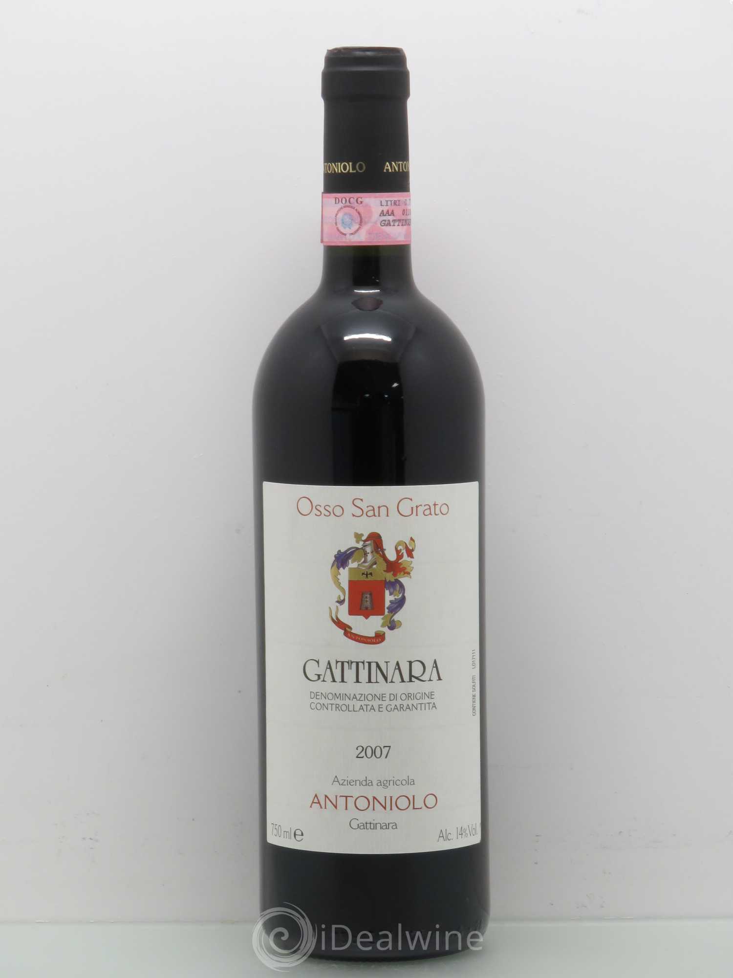 Gattinara DOCG Azienda agricola Antoniolo Gattinara Osso san grato 2007 - Posten von 1 Flasche - 0