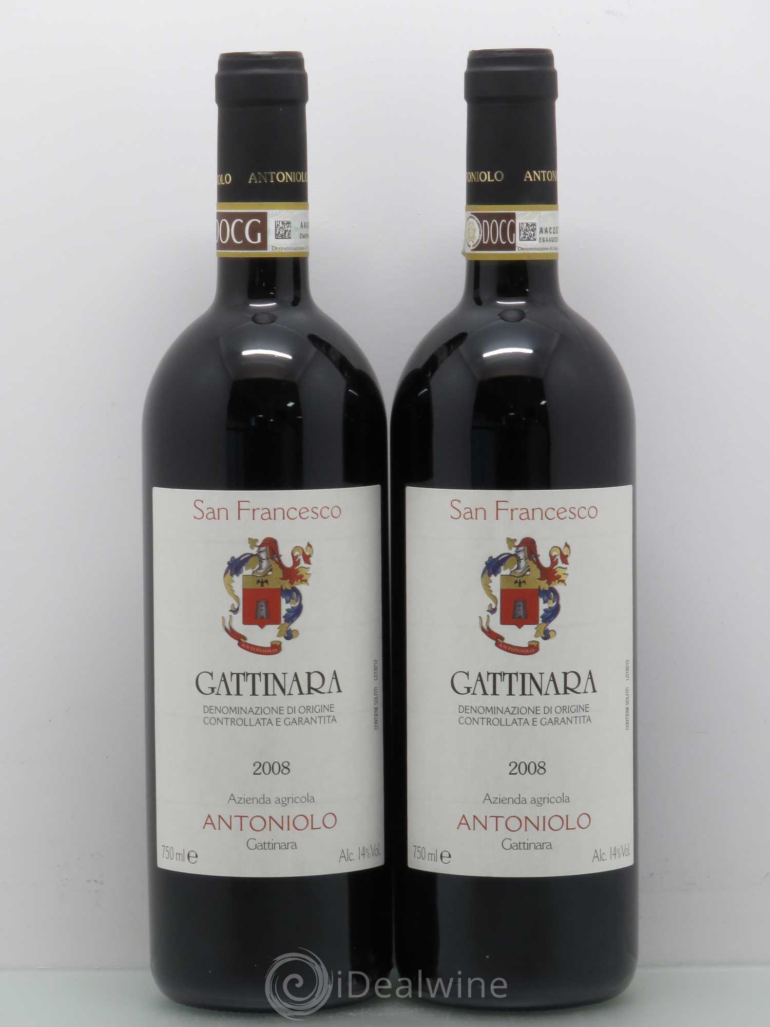 Gattinara DOCG Azienda agricola Antoniolo Gattinara San Francesco 2008 - Posten von 2 Flaschen - 0