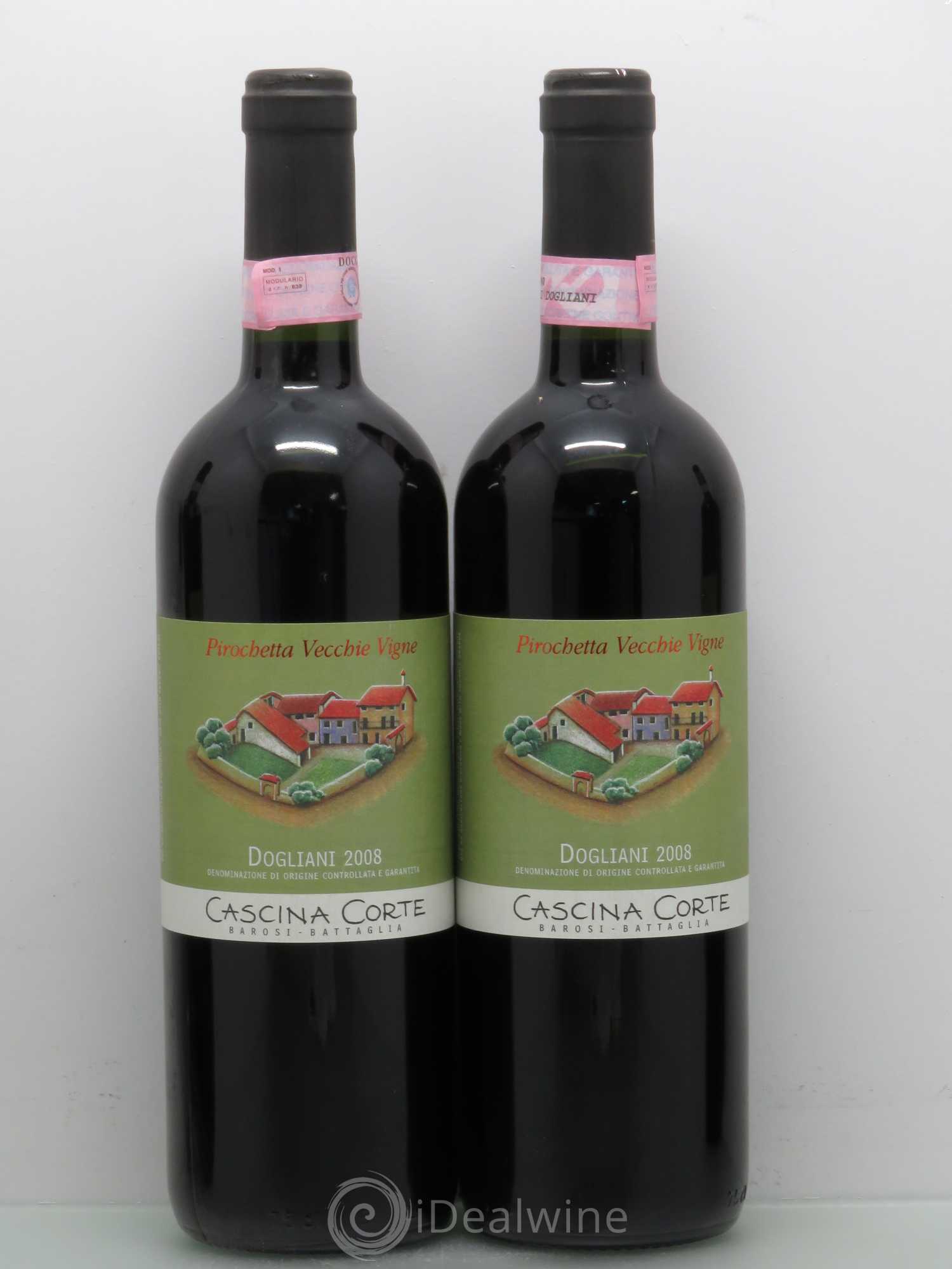 Langhe DOC Cascina Corte Dolcetto vecchie Vigne Pirochetta 2008 - Posten von 4 Flaschen - 1