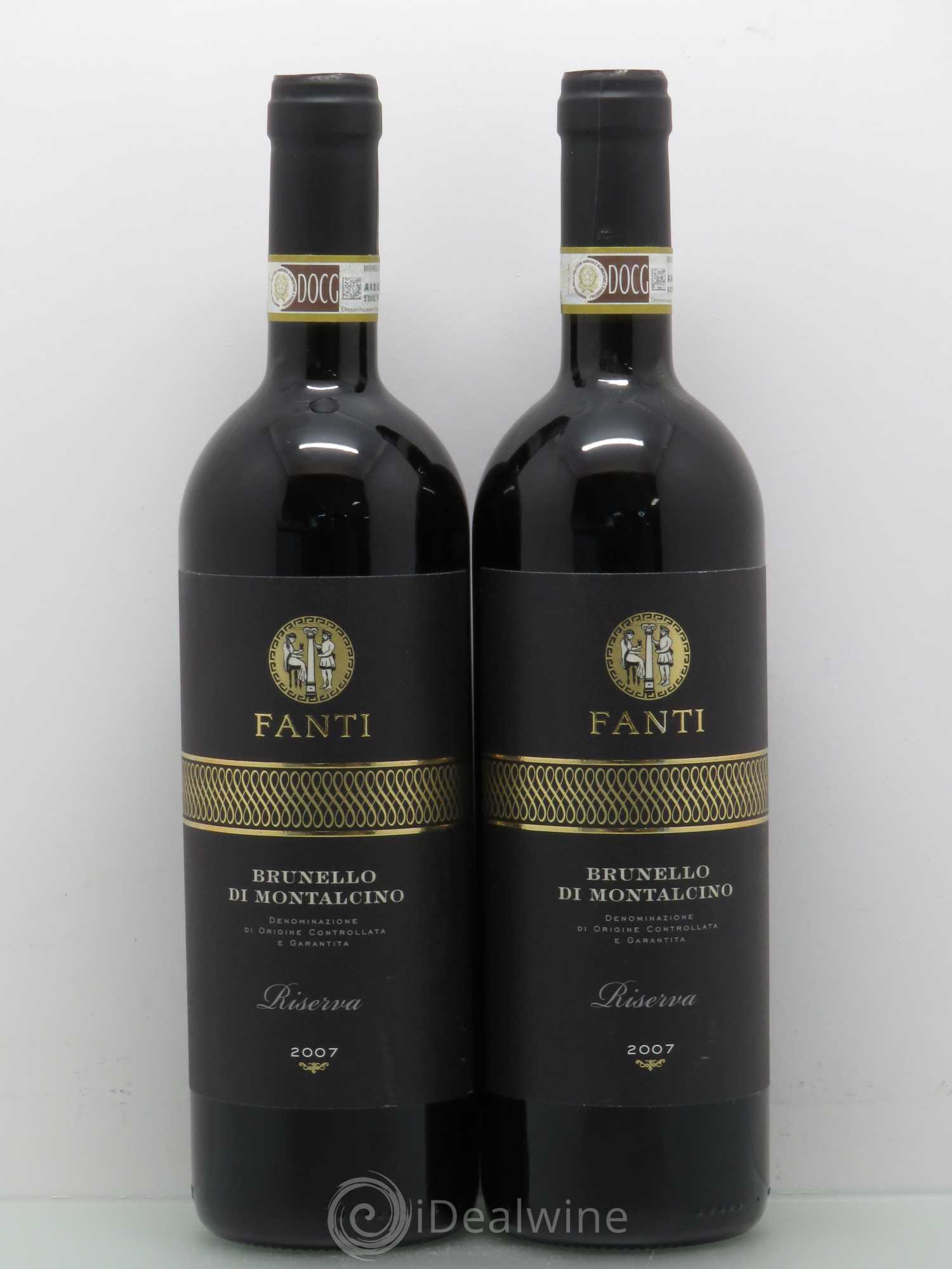 Brunello di Montalcino Castello Fanti Brunello di Montalcino DOCG Riserva 2007 - Lot de 2 bouteilles - 0