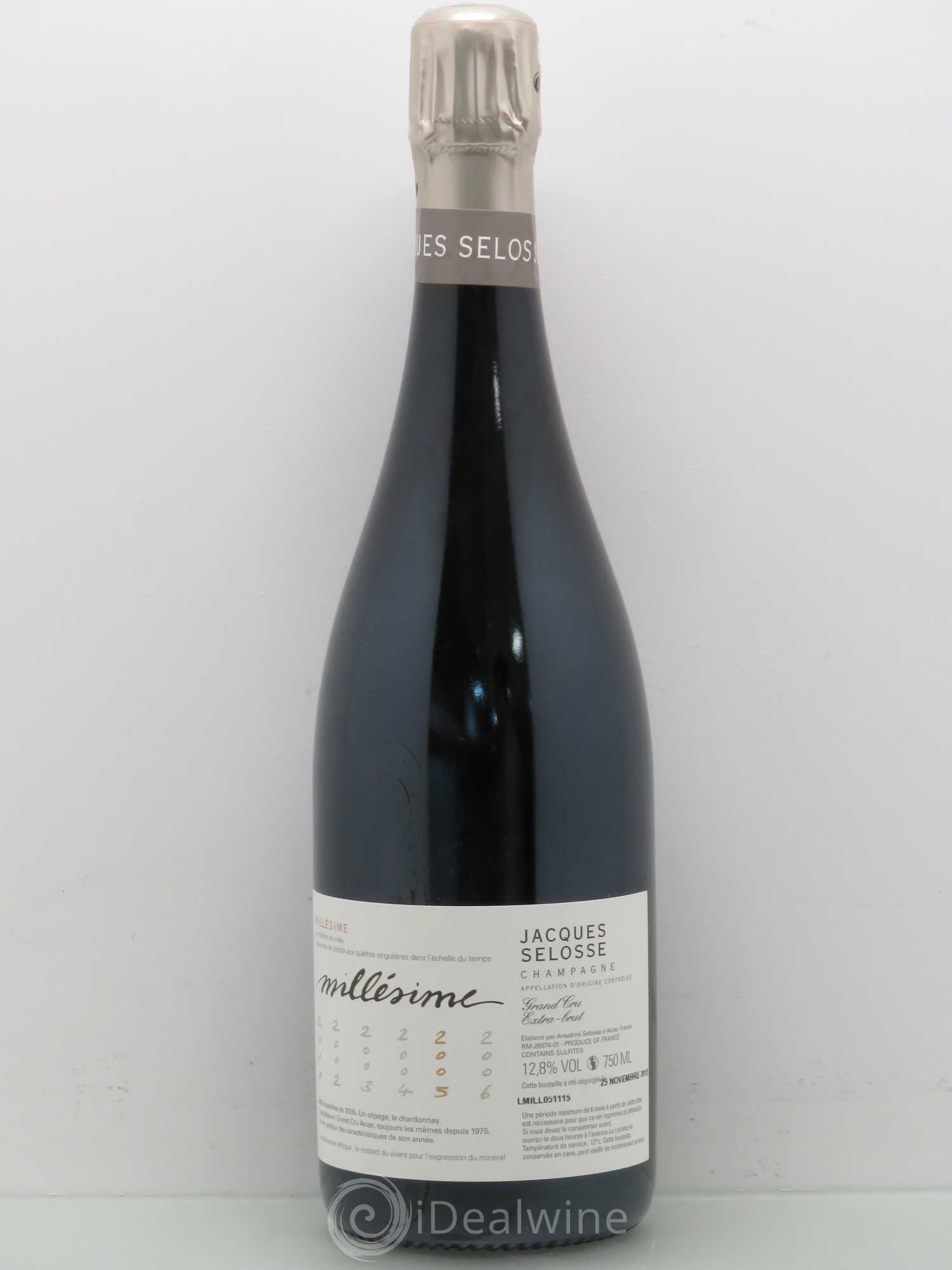 Blanc de Blancs Grand Cru Extra-Brut Jacques Selosse 2005 - Lot of 1 bottle - 0