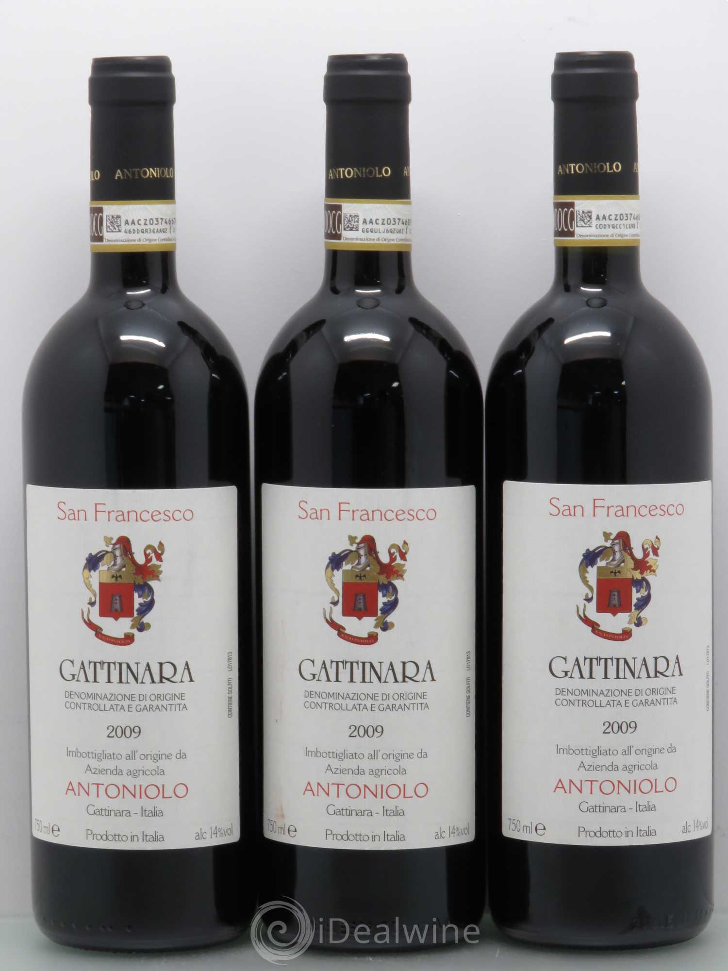 Gattinara DOCG Domaine Antoniolo Gattinara DOCG San Francesco 2009 - Posten von 3 Flaschen - 0