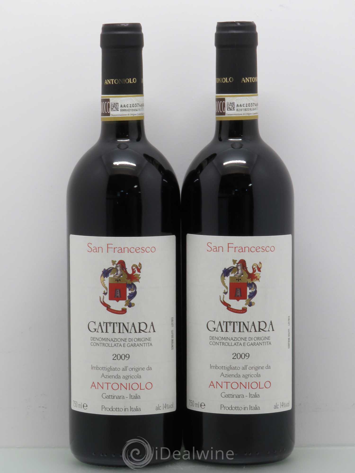 Gattinara DOCG Domaine Antoniolo Gattinara DOCG San Francesco 2009 - Posten von 2 Flaschen - 0
