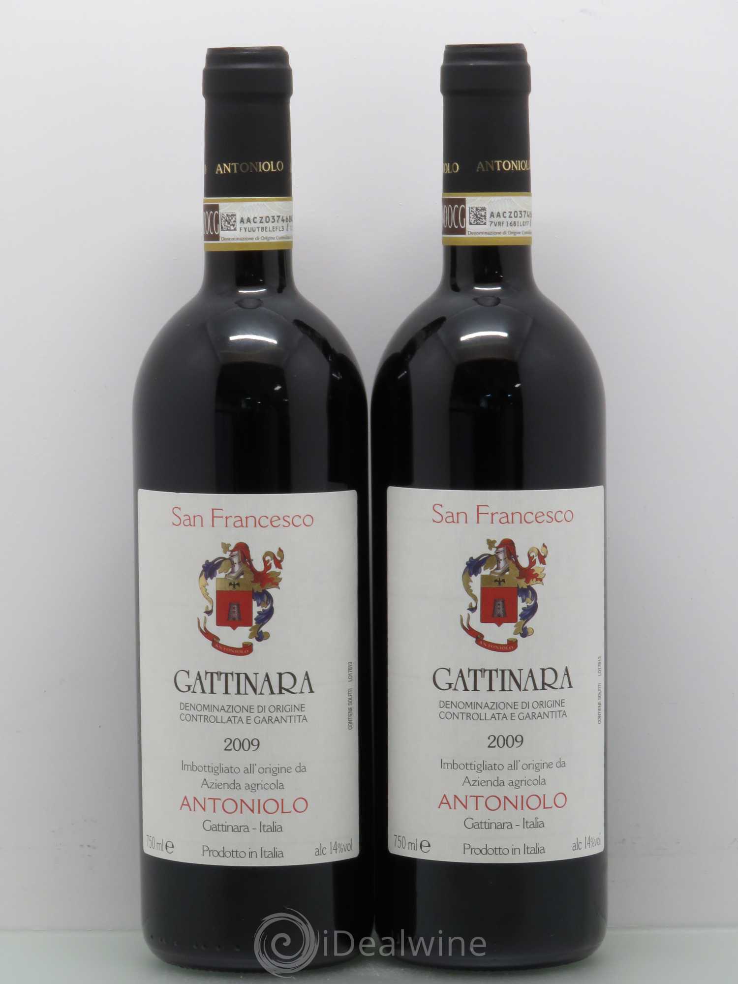 Gattinara DOCG Domaine Antoniolo Gattinara DOCG San Francesco 2009 - Posten von 2 Flaschen - 0