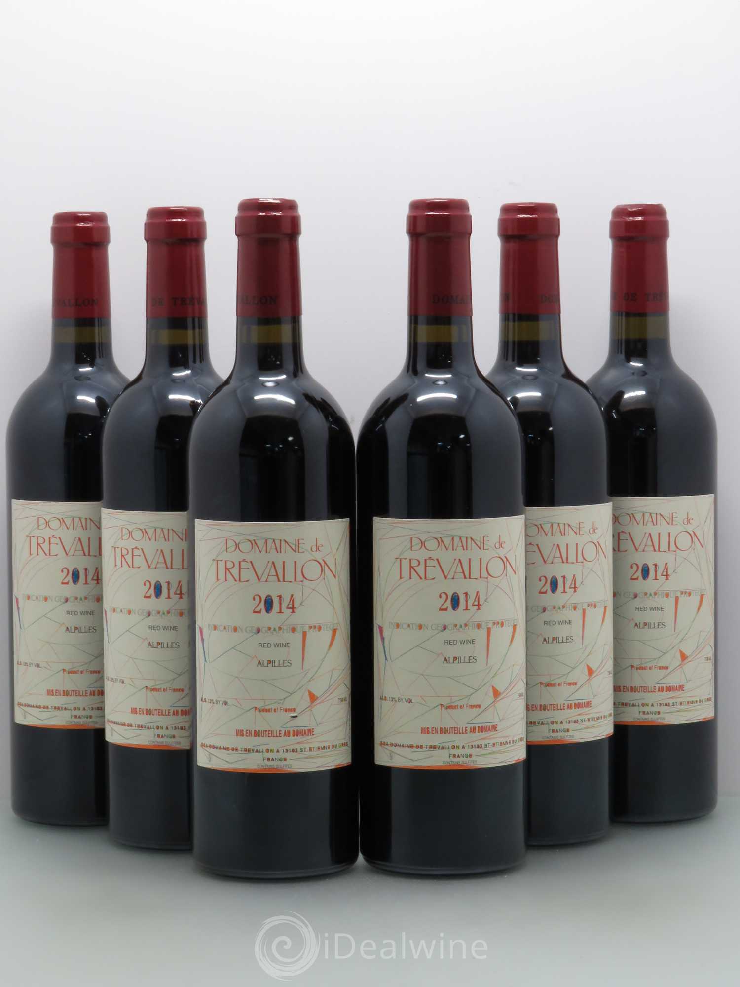 Alpilles Trévallon (Domaine de) Eloi Dürrbach 2014 - Lot de 6 bouteilles - 0