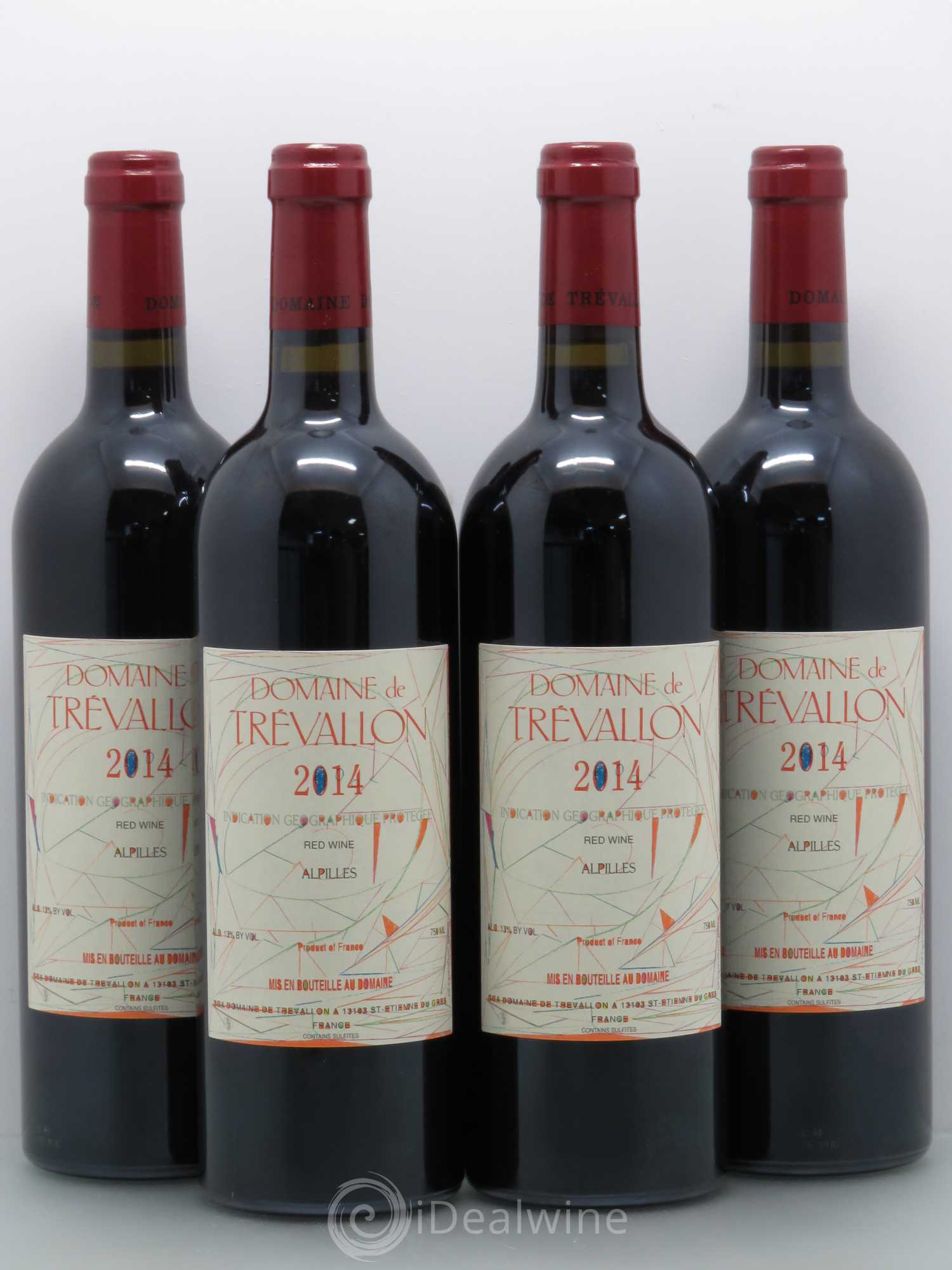 Alpilles Trévallon (Domaine de) Eloi Dürrbach 2014 - Lot de 4 bouteilles - 0