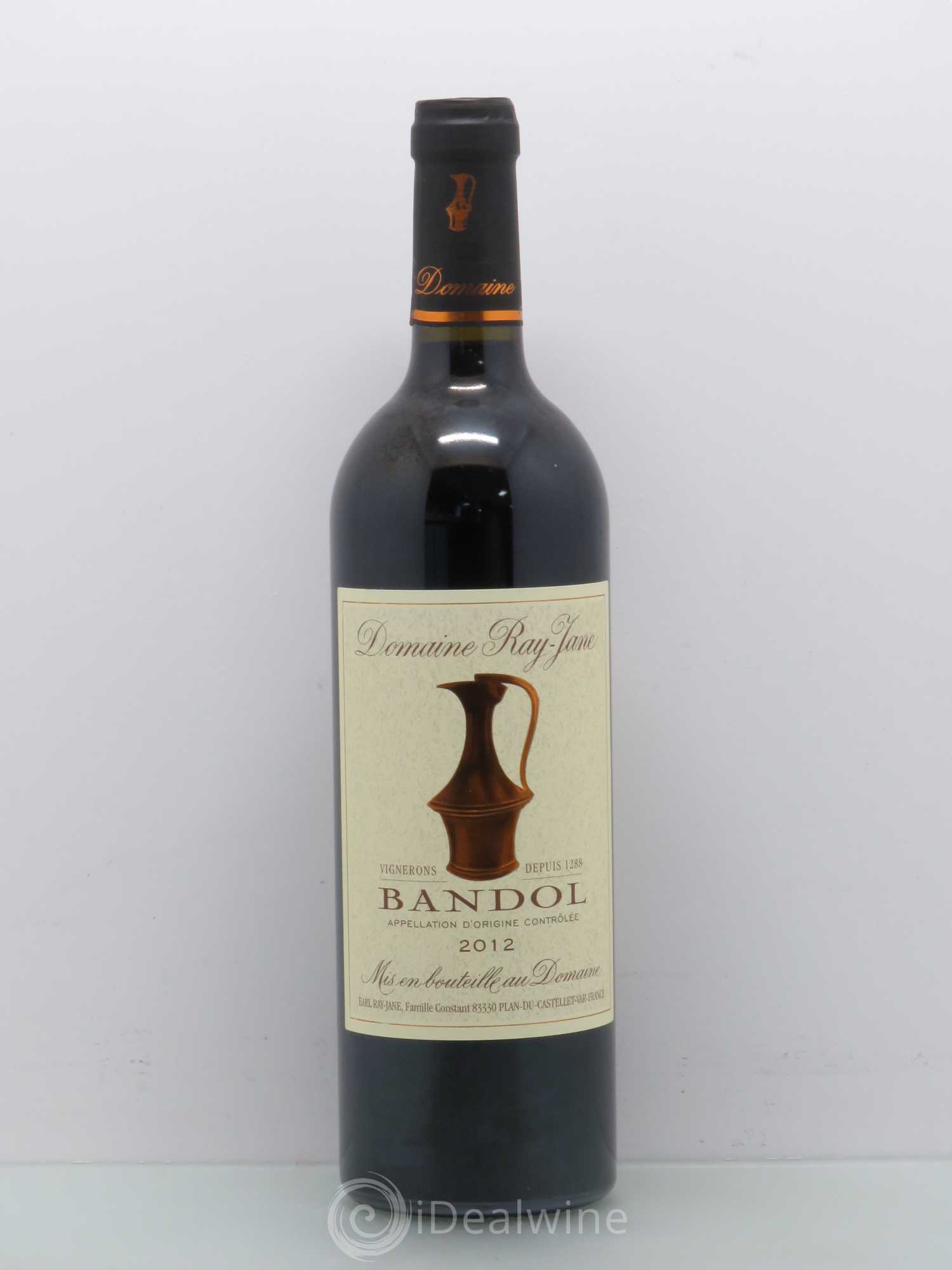 Bandol Domaine Ray Jane (sans prix de réserve) 2012 - Posten von 1 Flasche - 0